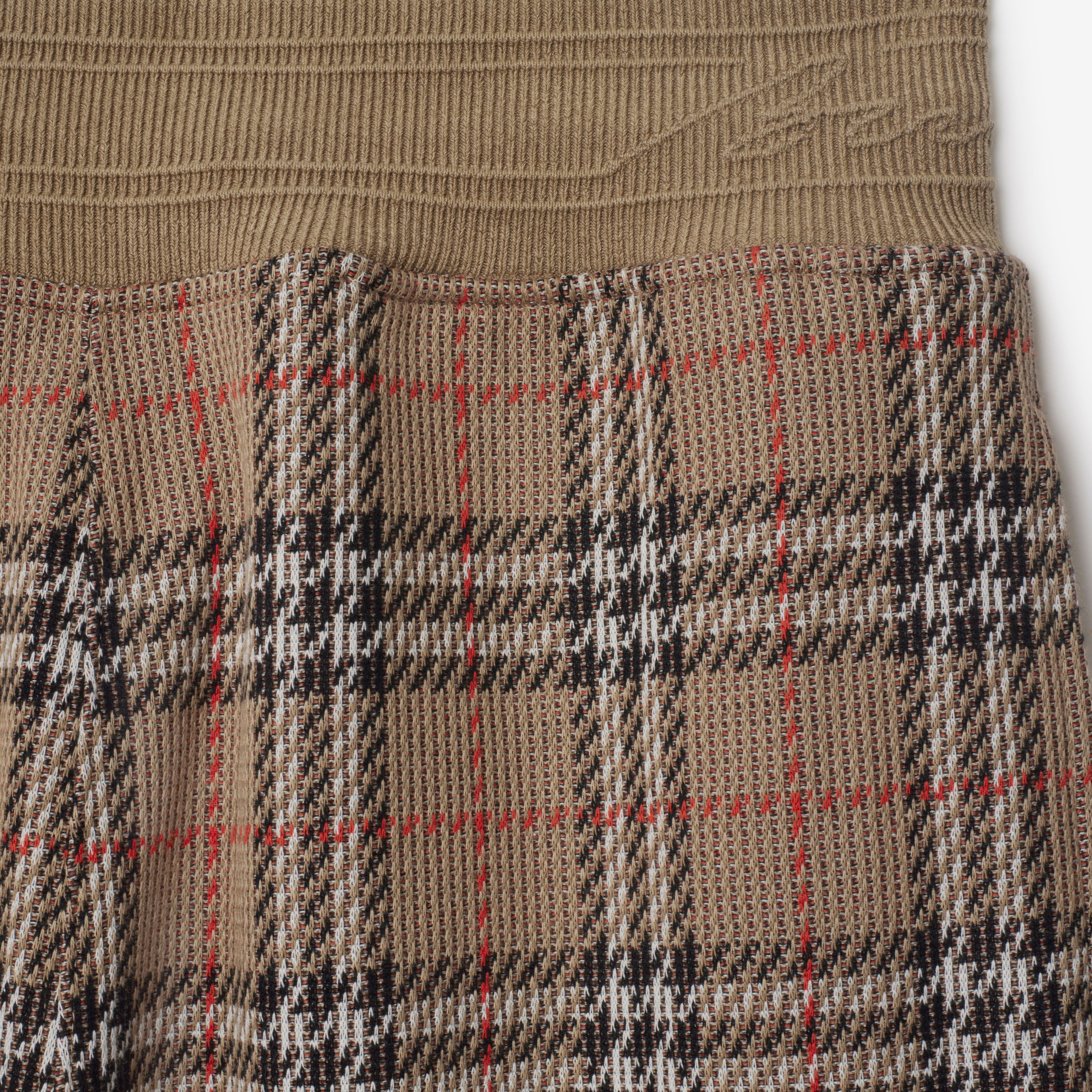 Burberry Sic Cotton Blend Track Erkek Bej Eşofman Altı