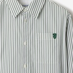 Burberry Striped Cotton Kadın Beyaz Gömlek