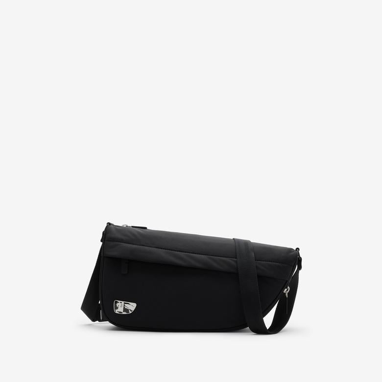 Burberry Shield Crossbody Erkek Siyah Omuz Çantası