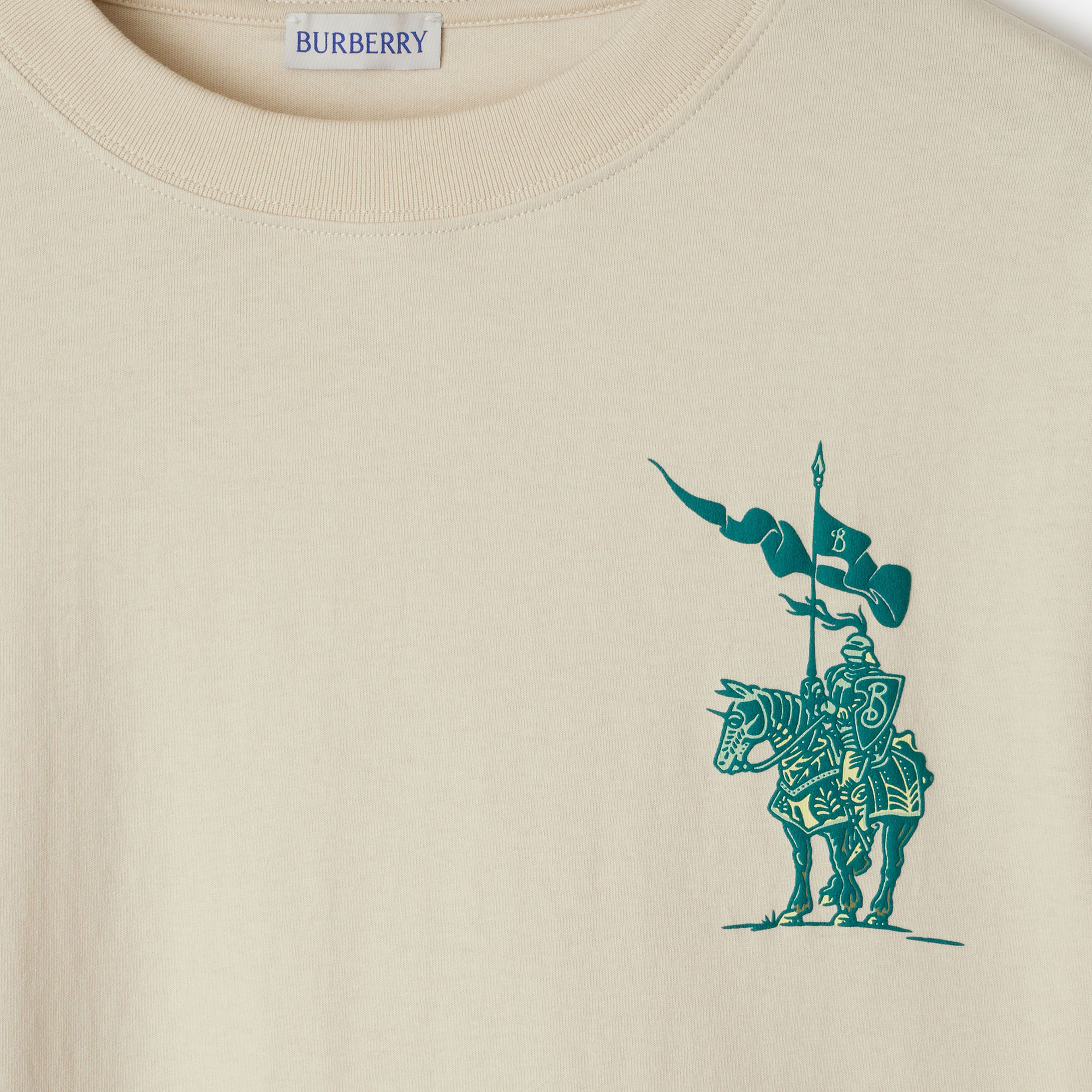 Burberry Sic Cotton Erkek Beyaz T-Shirt