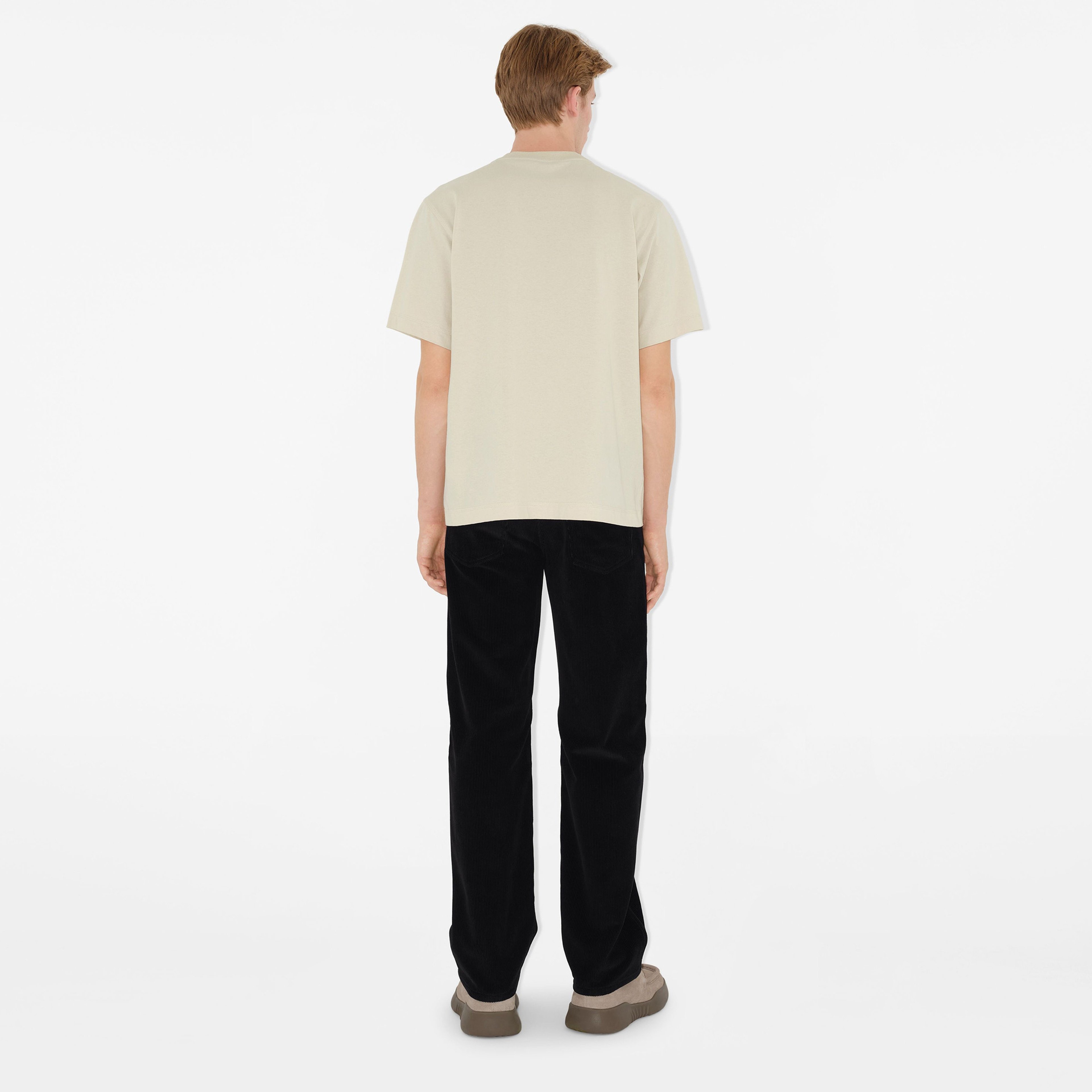 Burberry Sic Cotton Erkek Beyaz T-Shirt