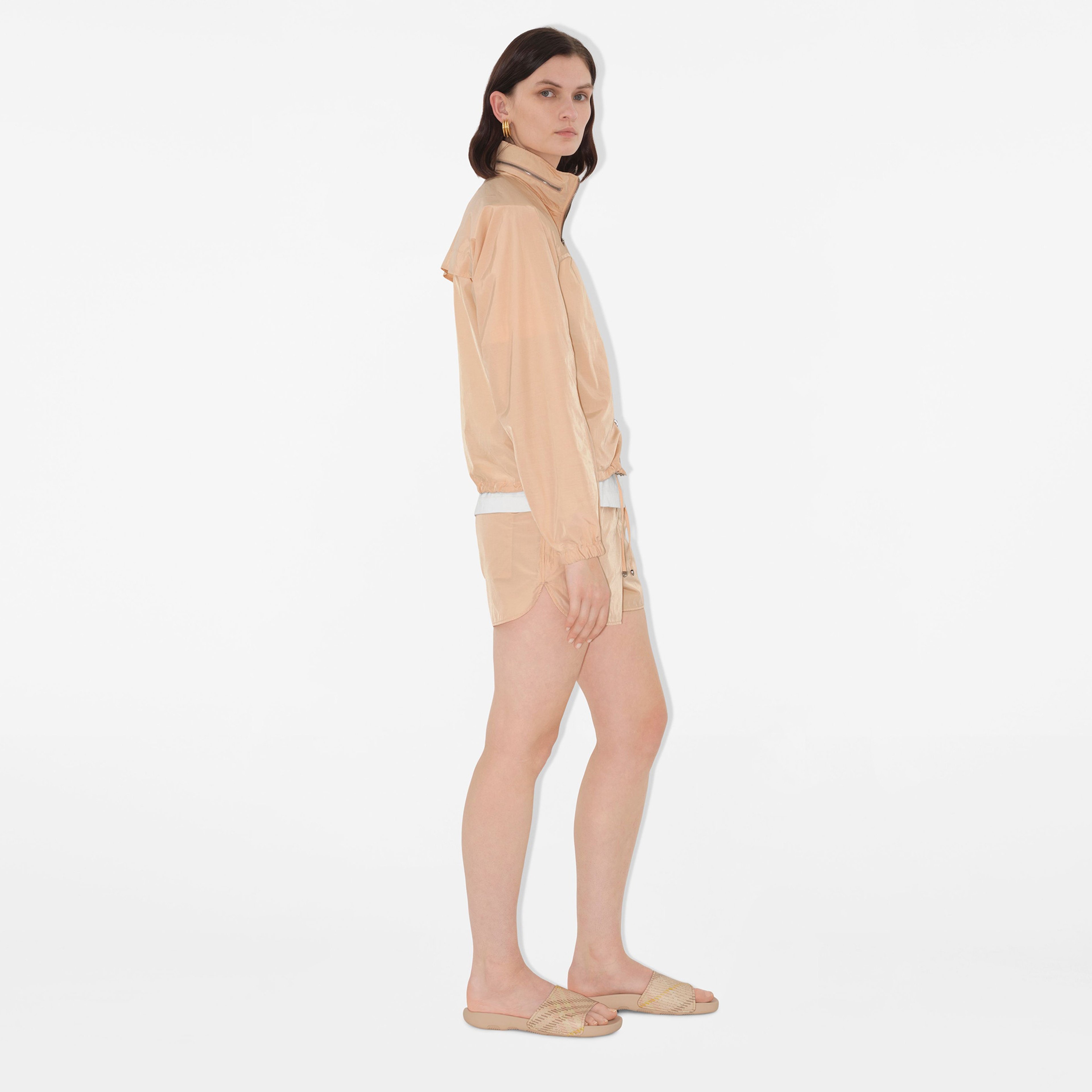 Burberry Dive Slides Kadın Krem Terlik