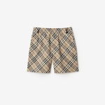 Burberry Tec Twill Erkek Krem Şort