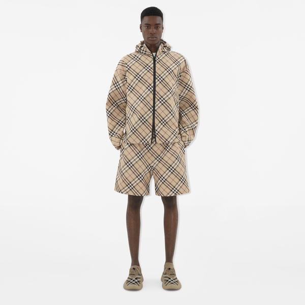 Burberry Tec Twill Erkek Krem Şort