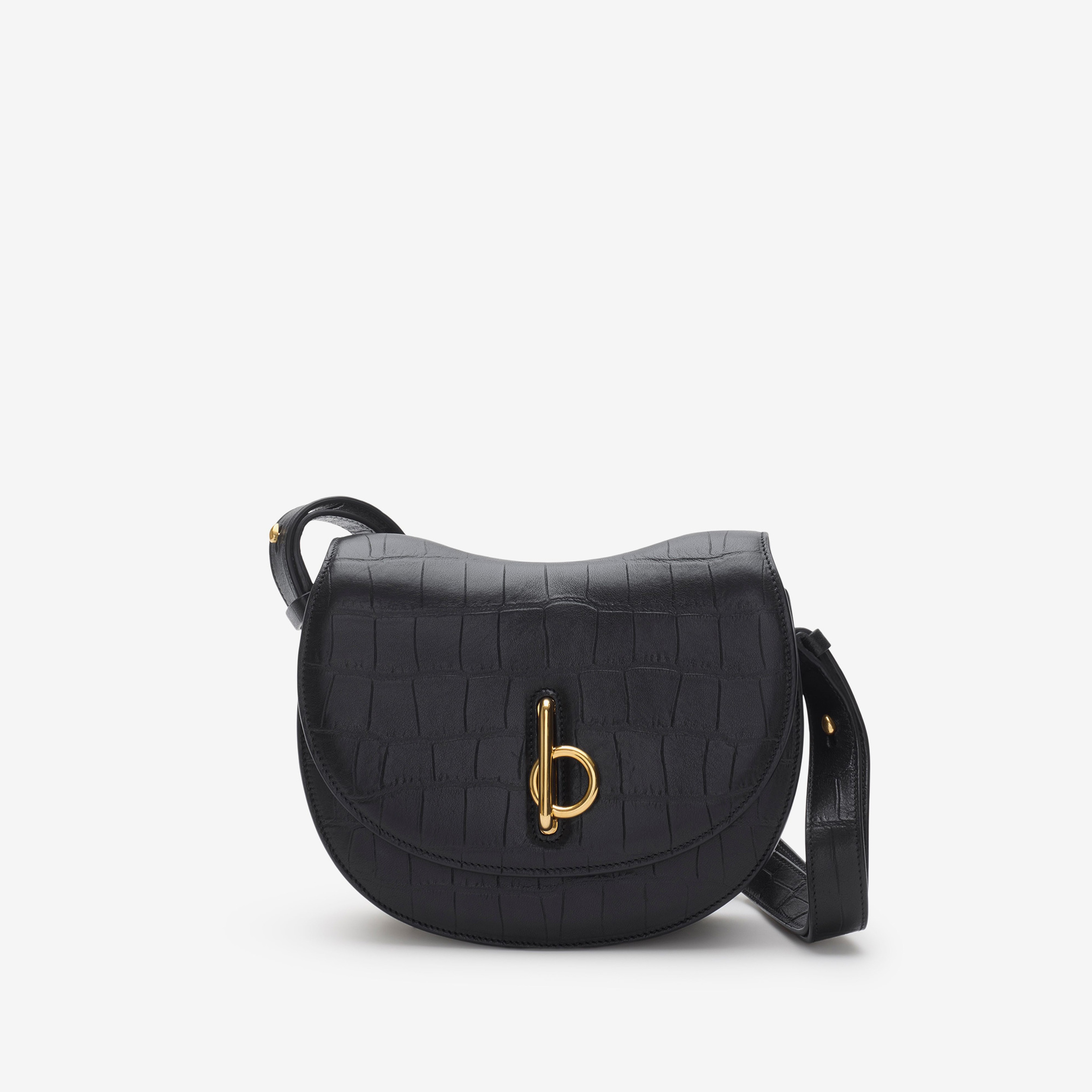 Burberry Small Rocking Horse Kadın Siyah Omuz Çantası