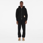 Burberry For Label Cotton Jogging Erkek Siyah Eşofman Altı