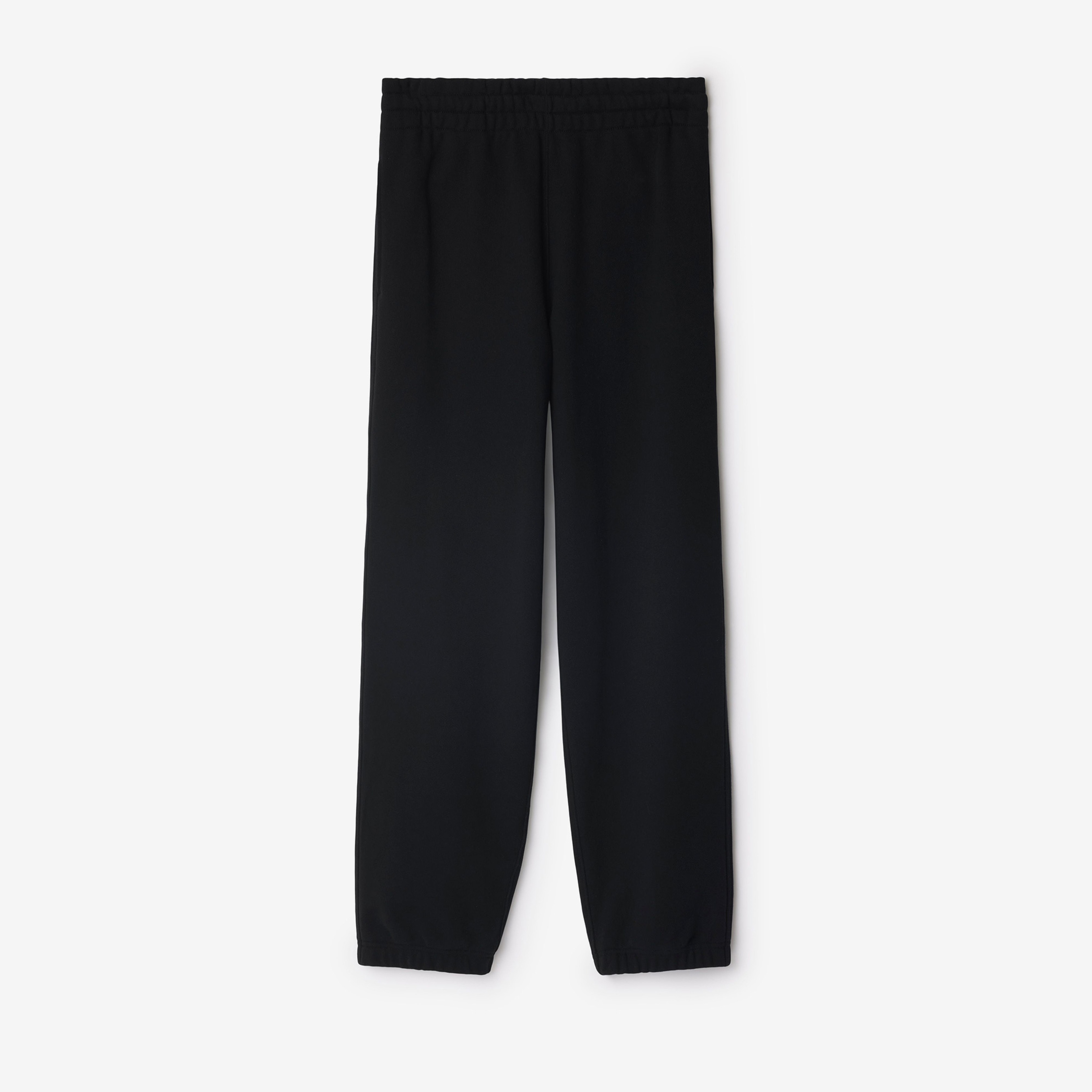 Burberry For Label Cotton Jogging Kadın Siyah Eşofman Altı