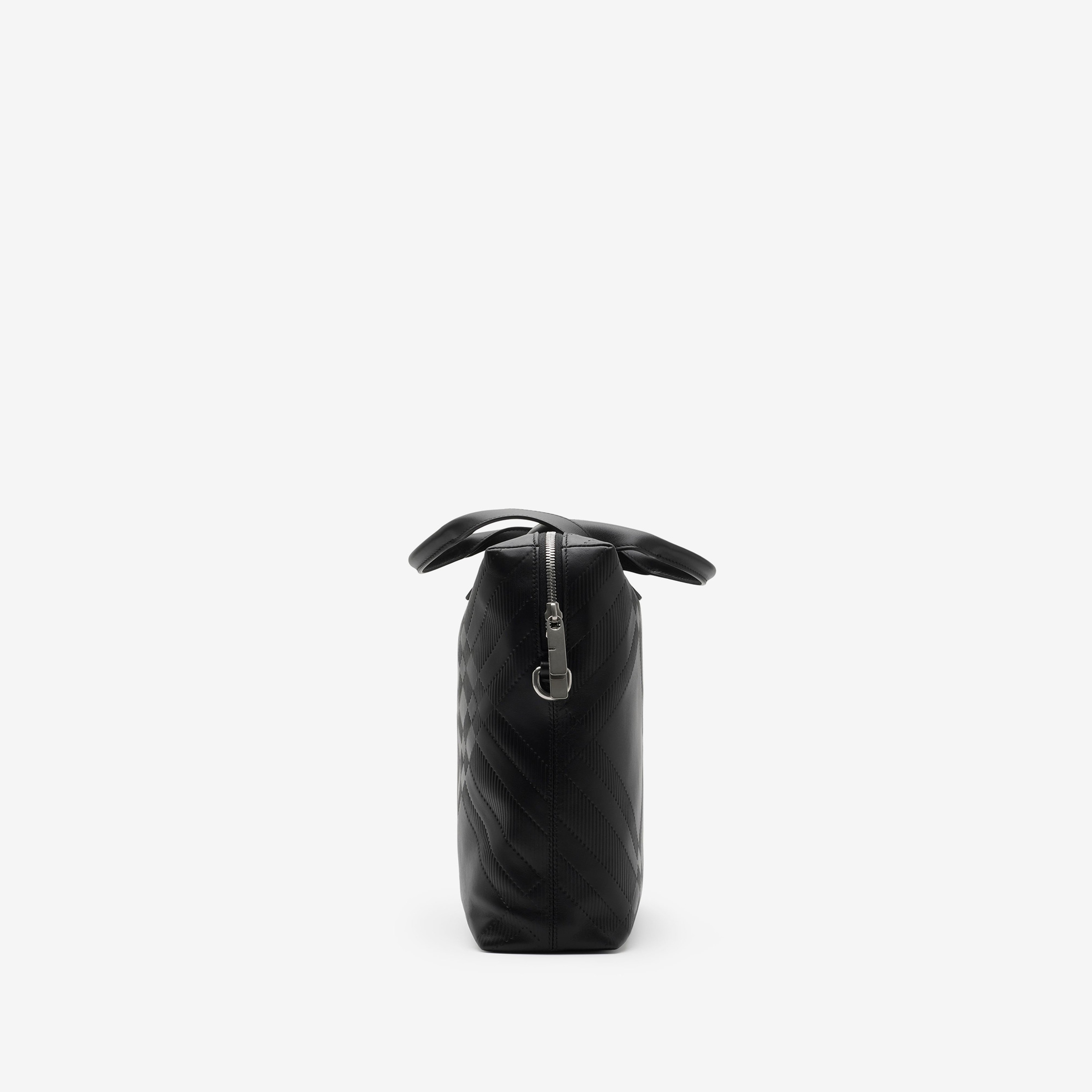 Burberry E5L Embossed Briefcase Erkek Siyah El Çantası