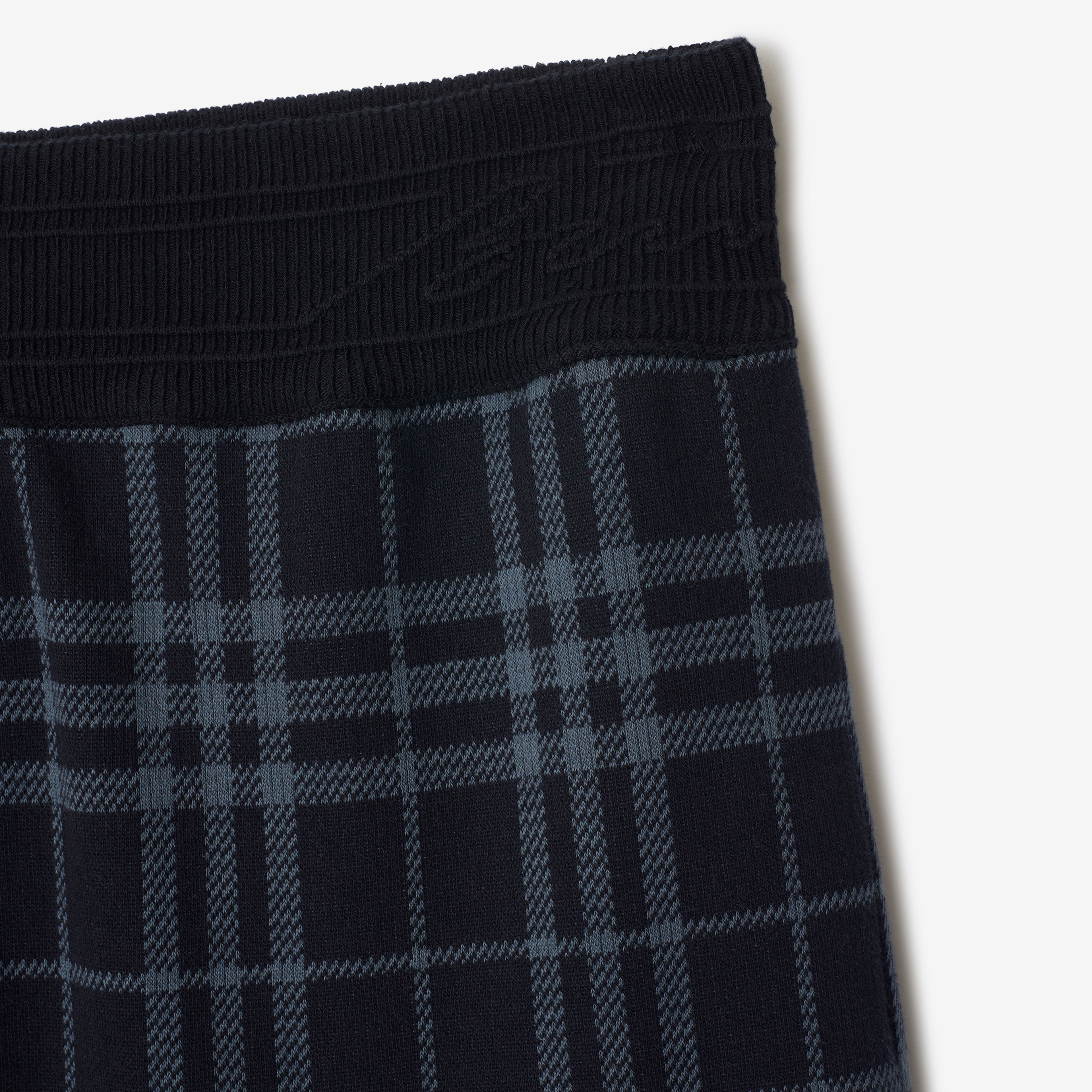 Burberry For Stretch Cotton Blend Erkek Lacivert Eşofman Altı