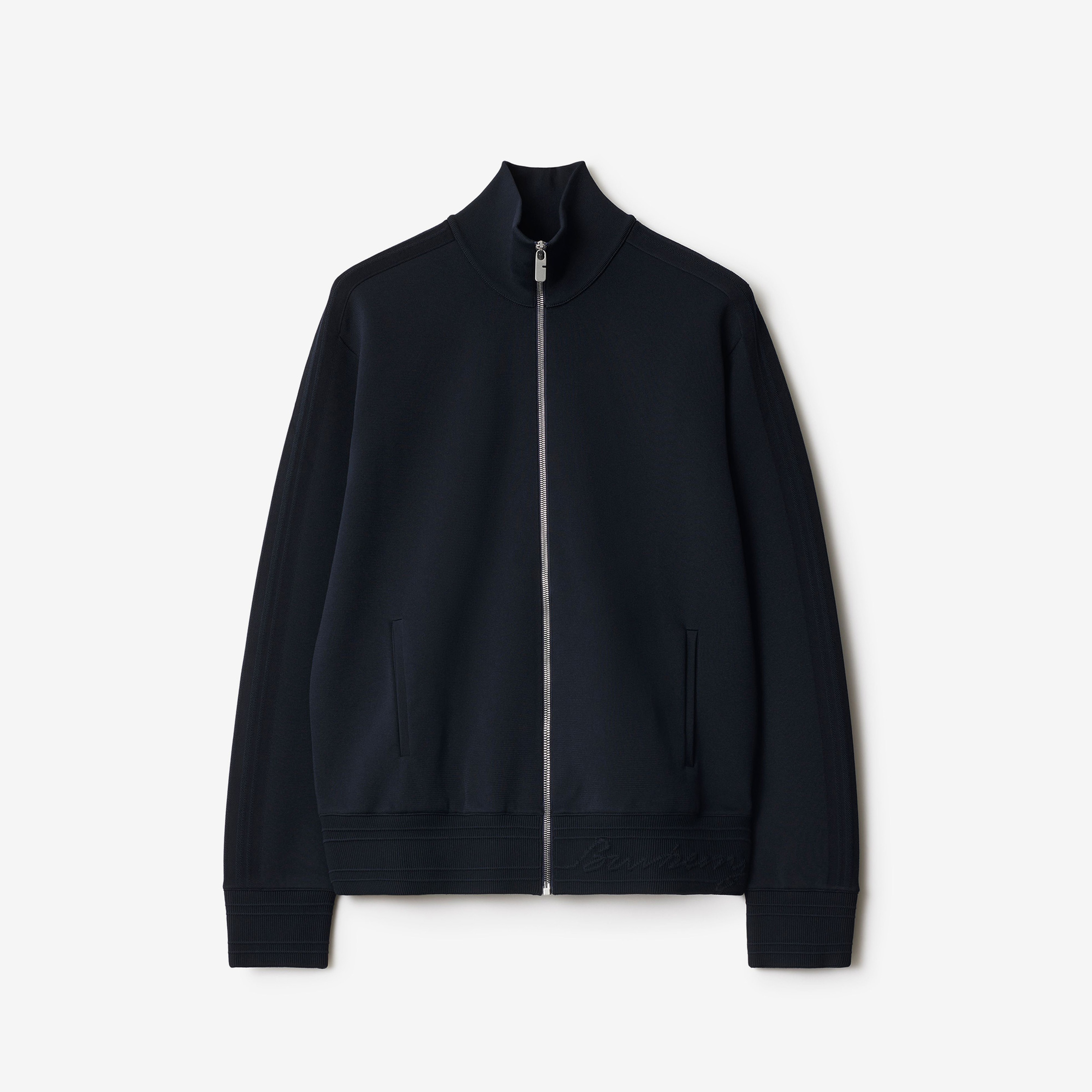 Burberry Uv Viscose Blend Track Erkek Lacivert Ceket