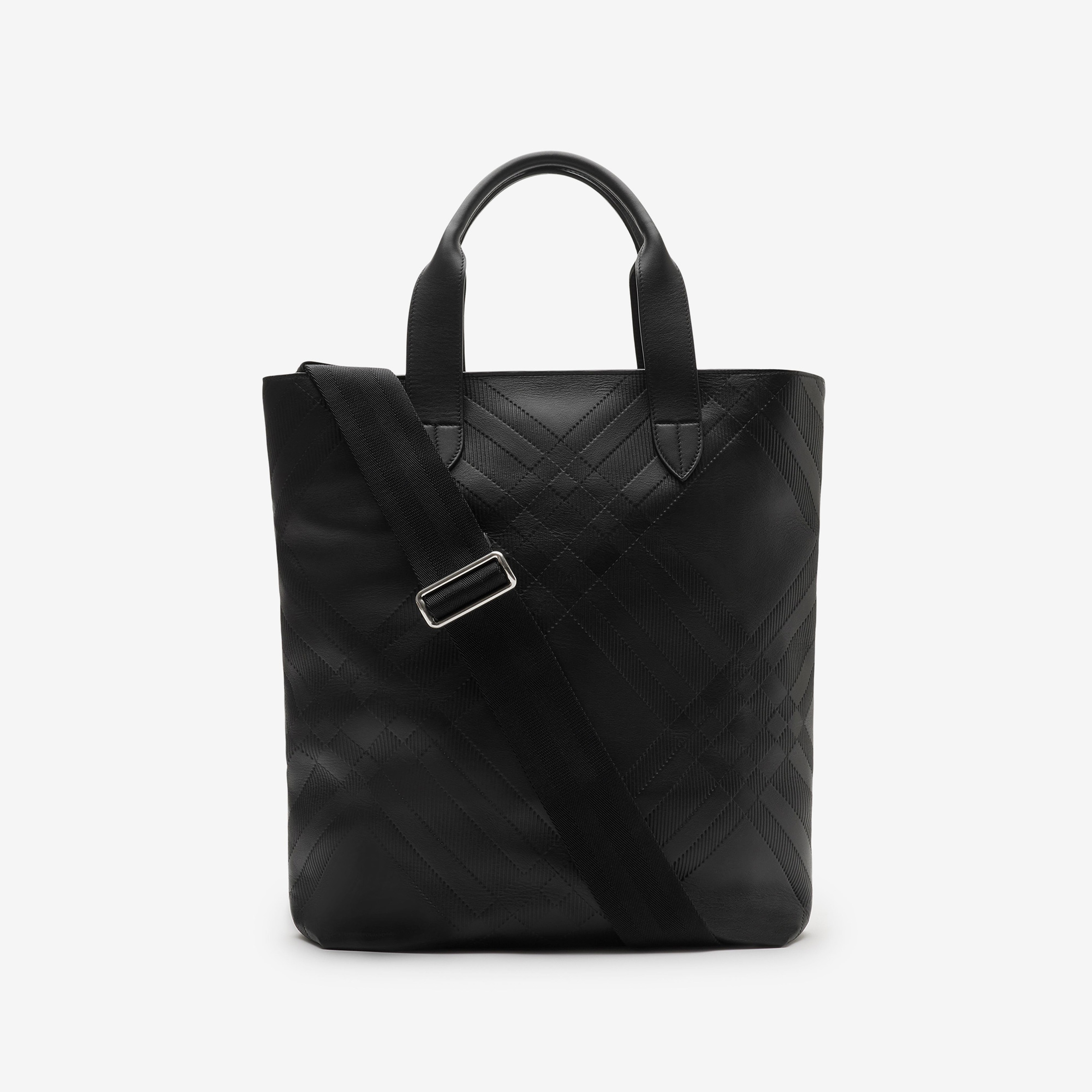 Burberry Embossed Erkek Siyah El Çantası