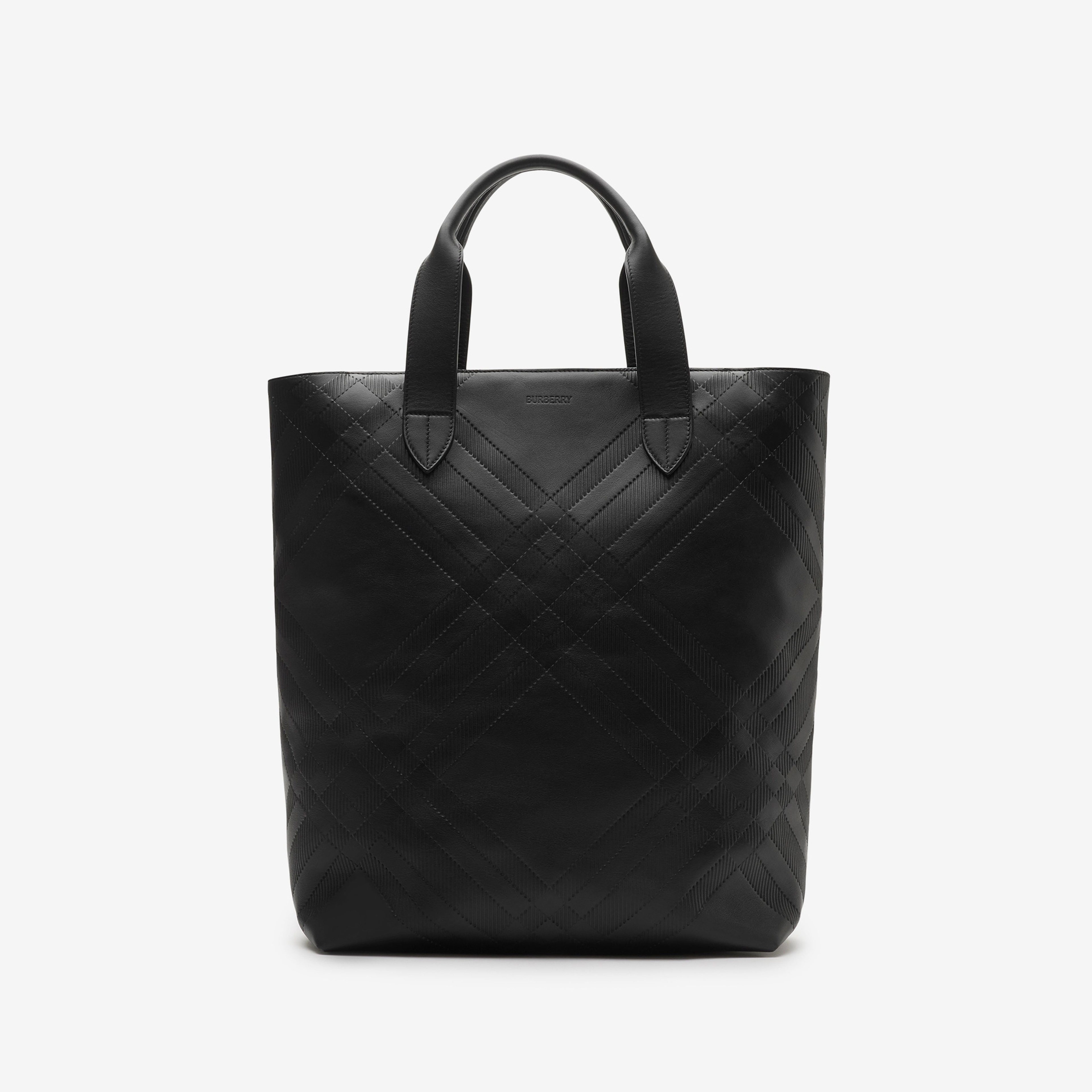 Burberry Embossed Erkek Siyah El Çantası