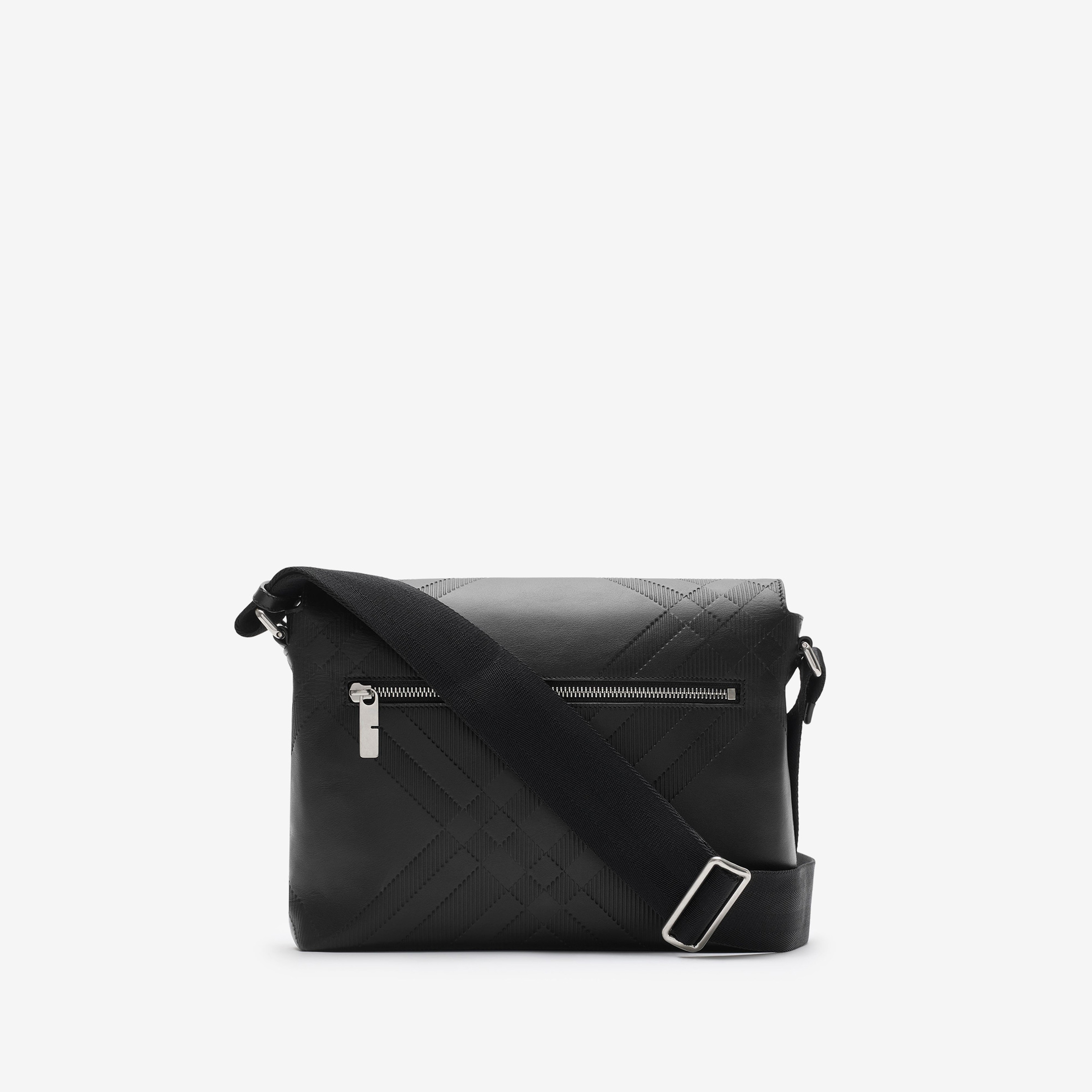 Burberry Messenger E5L Embossed Erkek Siyah Postacı Çantası