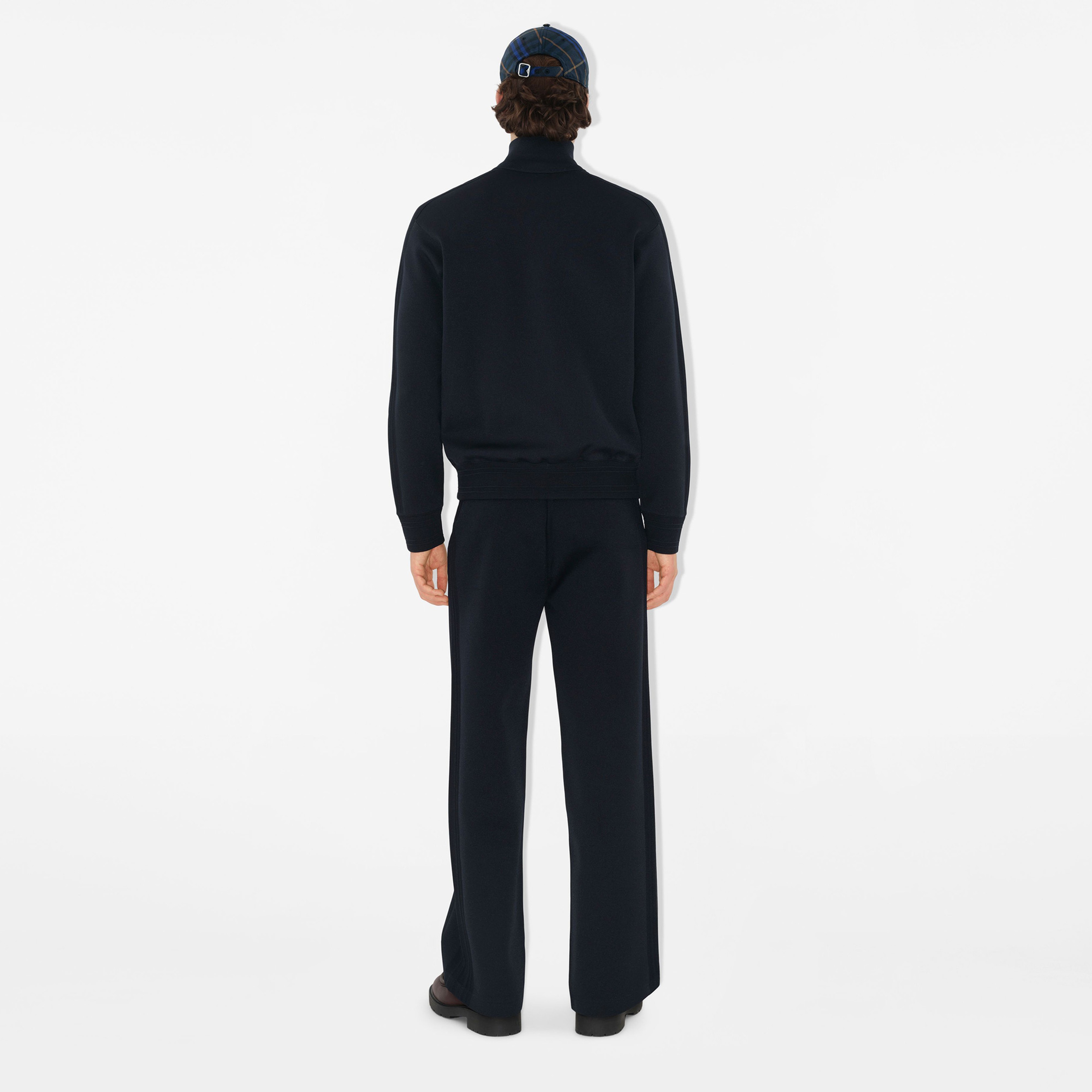 Burberry Uv Viscose Blend Track Erkek Lacivert Ceket