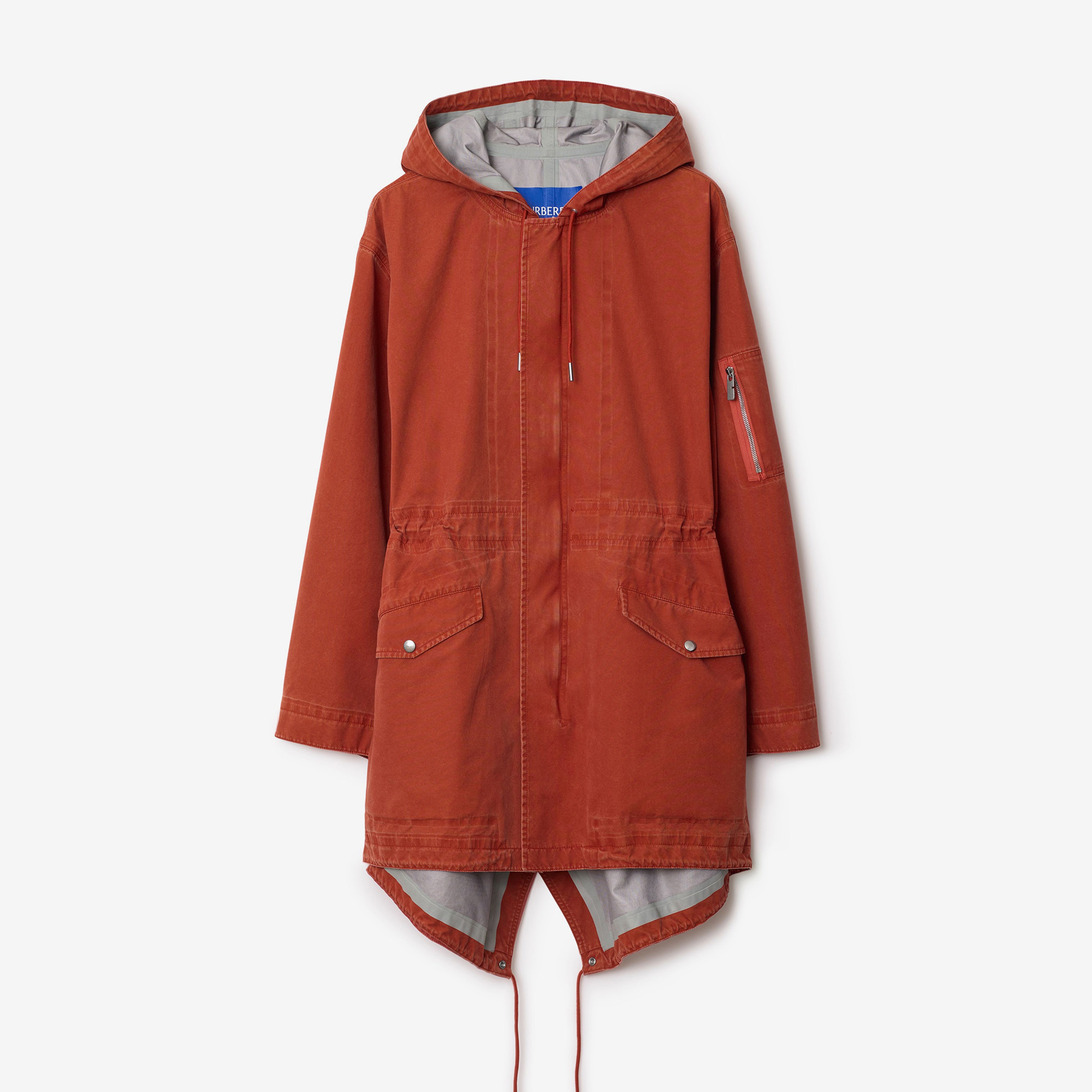 Burberry Lny25 Tec Bonded Cotton Erkek Kırmızı Mont