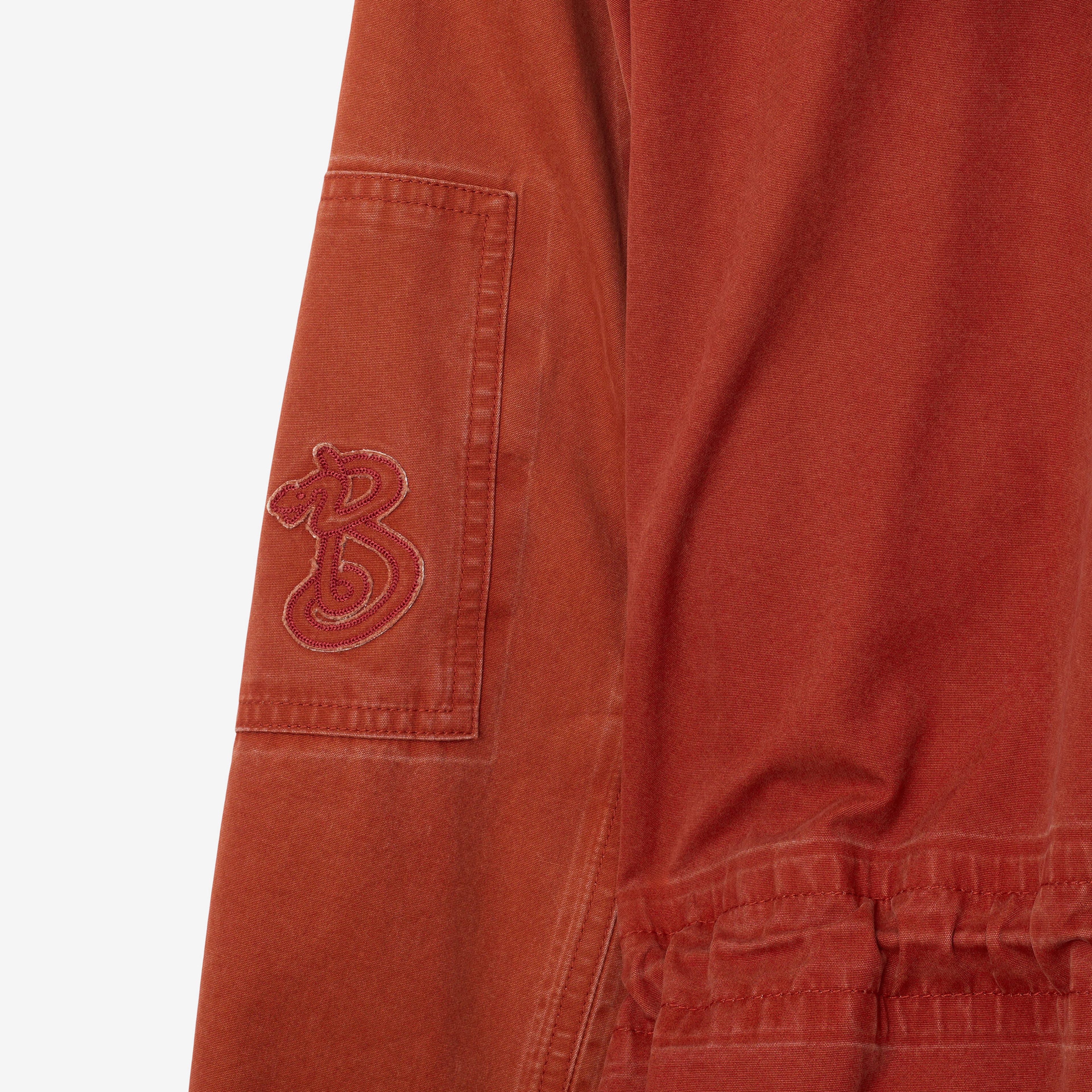 Burberry Lny25 Tec Bonded Cotton Erkek Kırmızı Mont