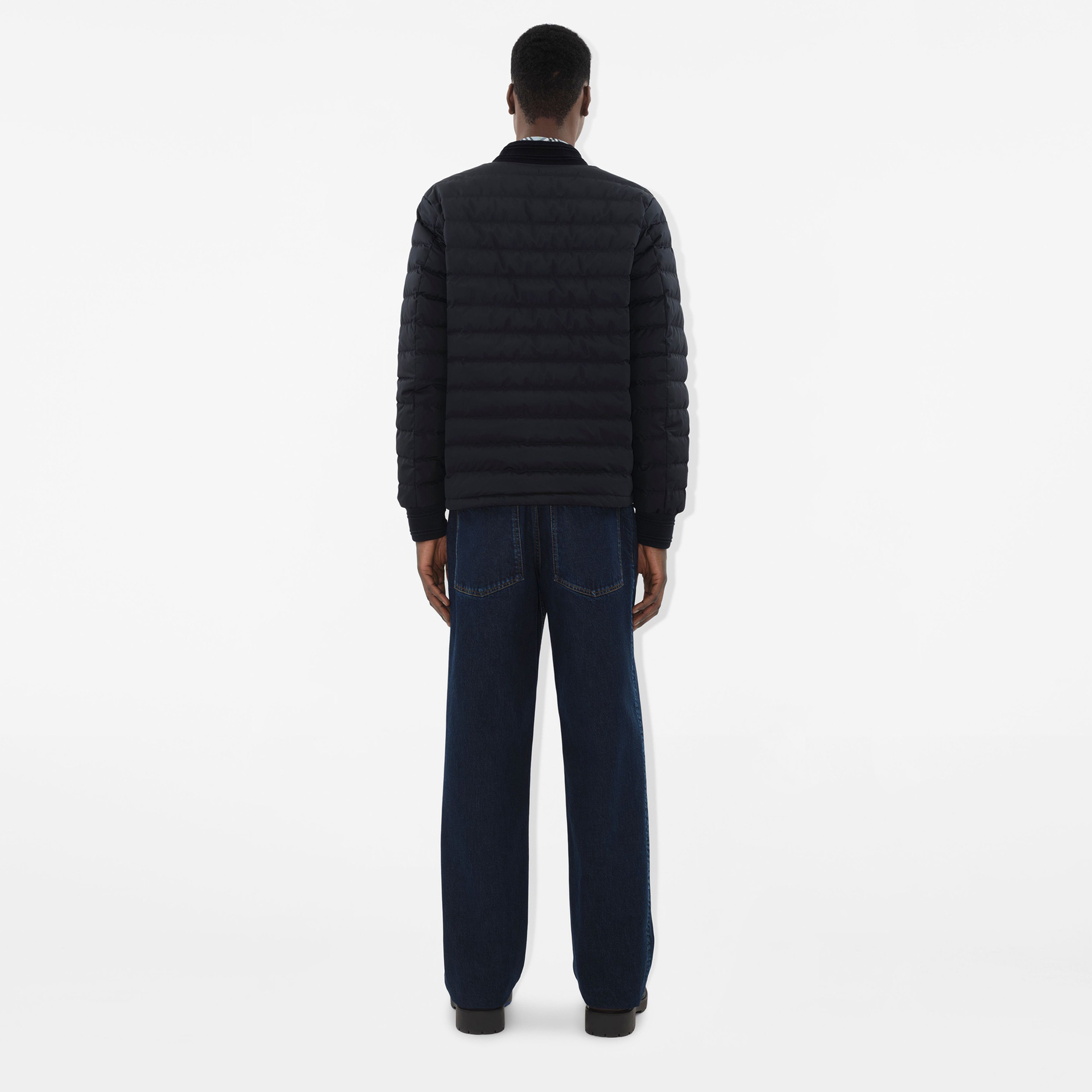 Burberry Tec Puffer Erkek Mavi Mont