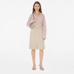 Burberry Pro Denim Kadın Krem Etek