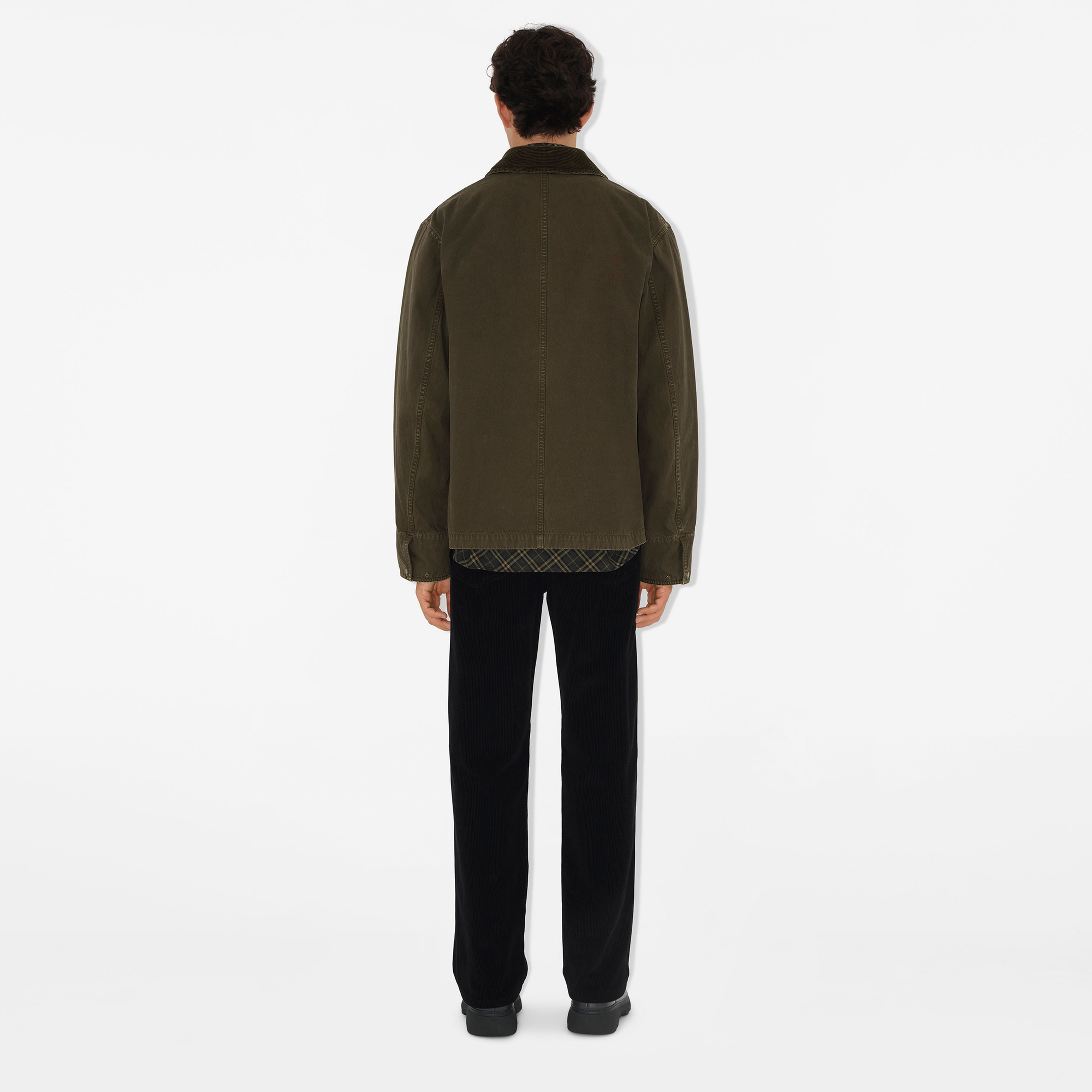 Burberry Casual Cotton Field Erkek Haki Mont