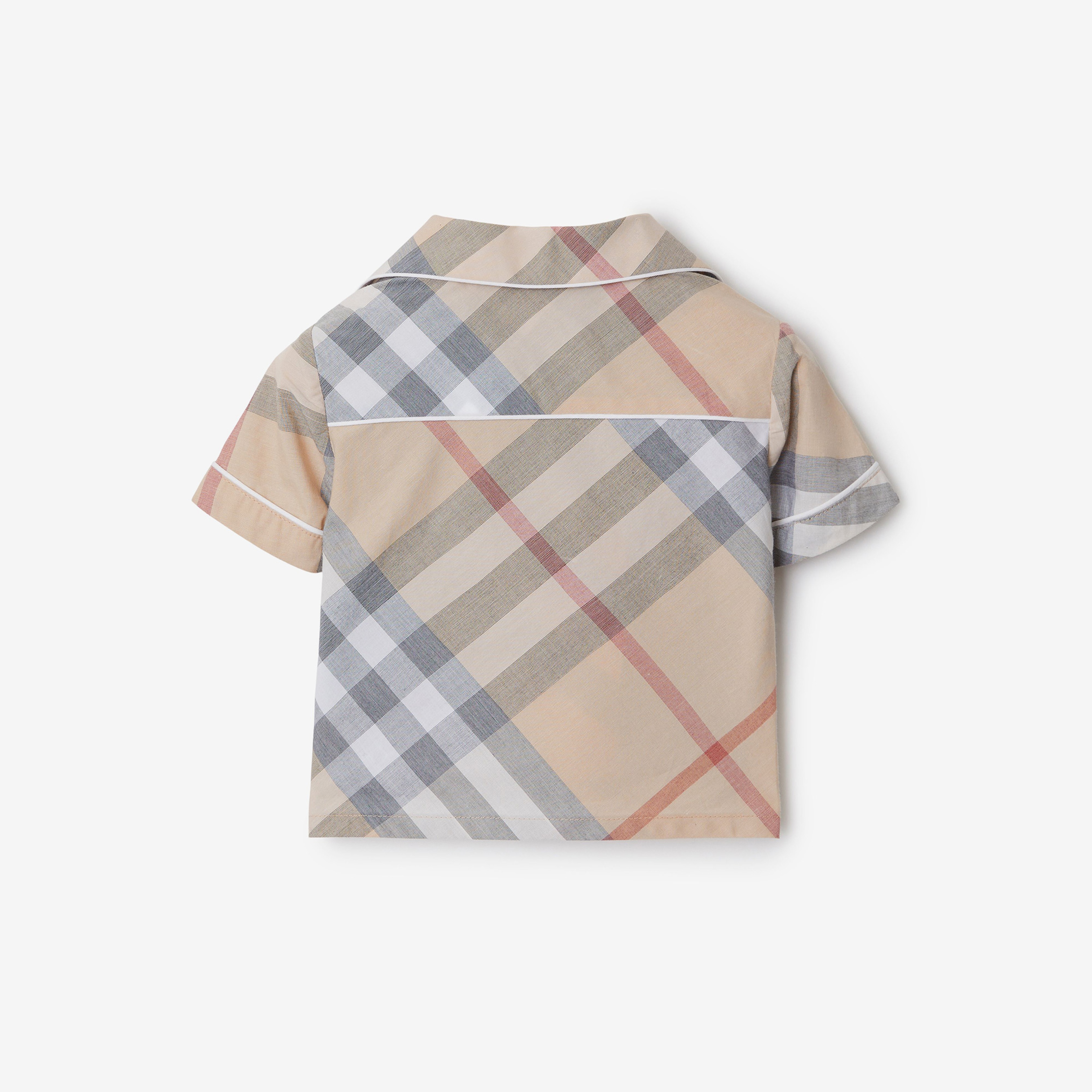 Burberry Carey Set Cotton Two-Piece Çocuk Bej Hediye Seti
