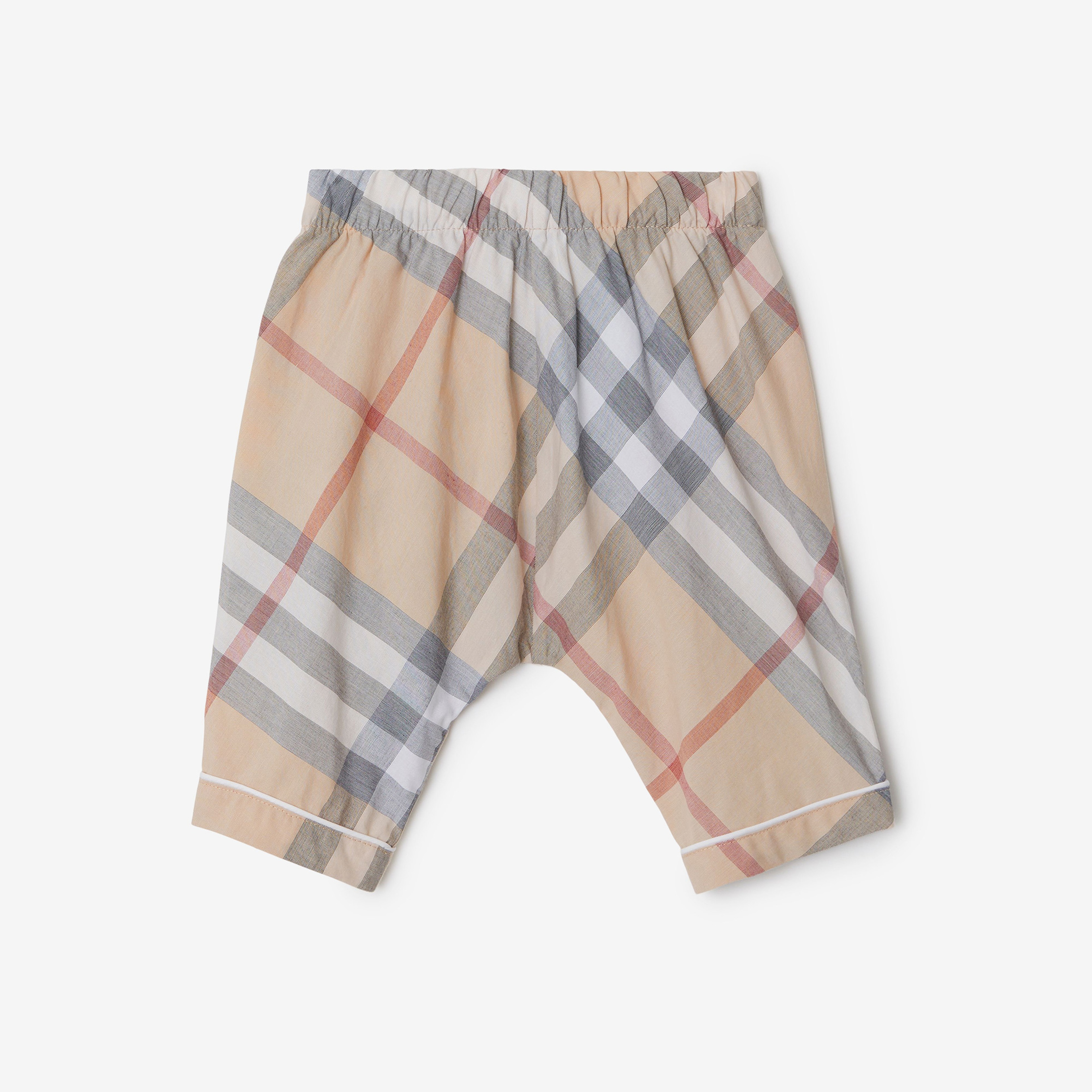 Burberry Carey Set Cotton Two-Piece Çocuk Bej Hediye Seti