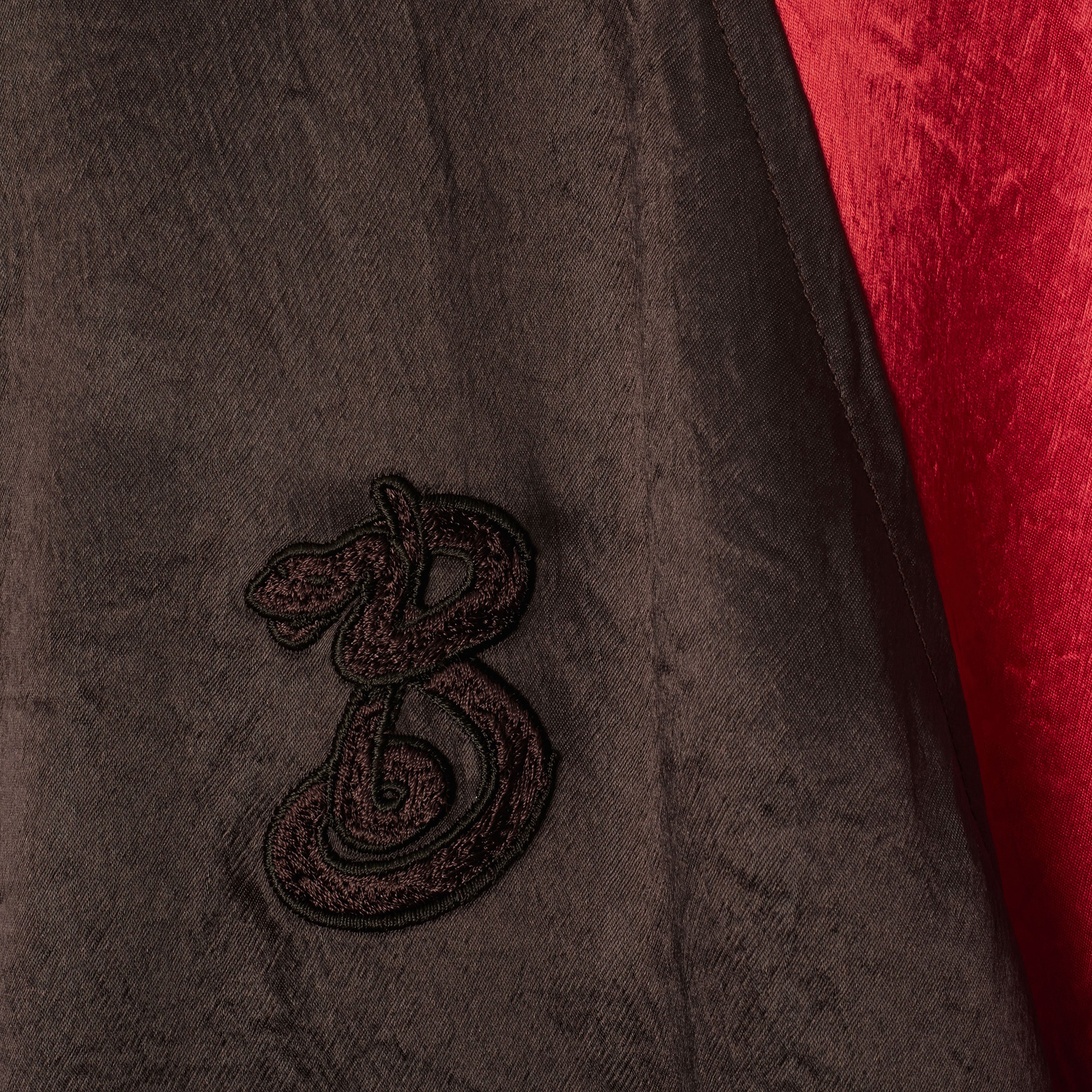 Burberry Lny25 Cie Snake Satinomber Erkek Siyah Mont