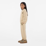Burberry Jackson Snake Cotton Jogging Çocuk Krem Eşofman Altı