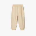 Burberry Jackson Snake Cotton Jogging Çocuk Krem Eşofman Altı