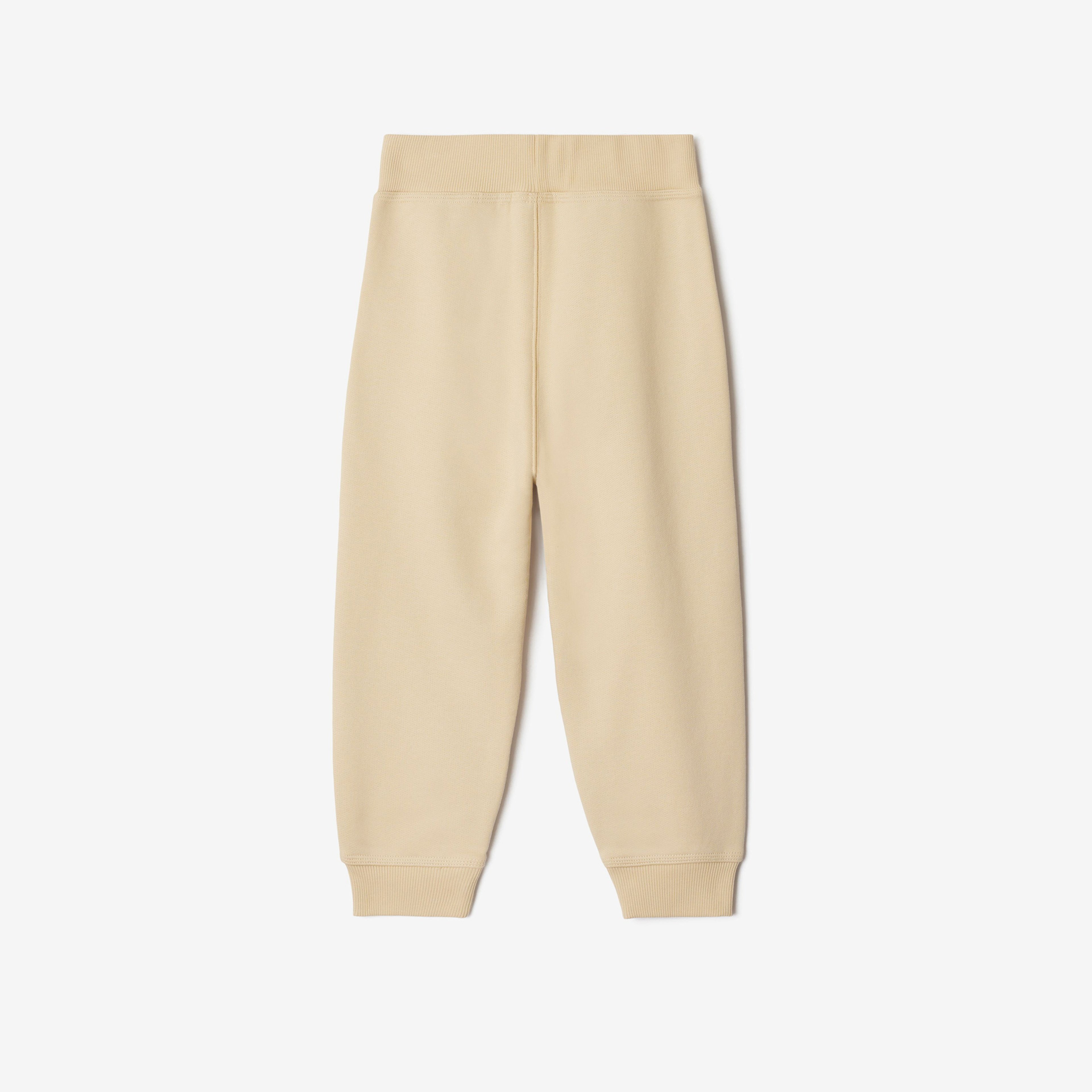 Burberry Jackson Snake Cotton Jogging Çocuk Krem Eşofman Altı