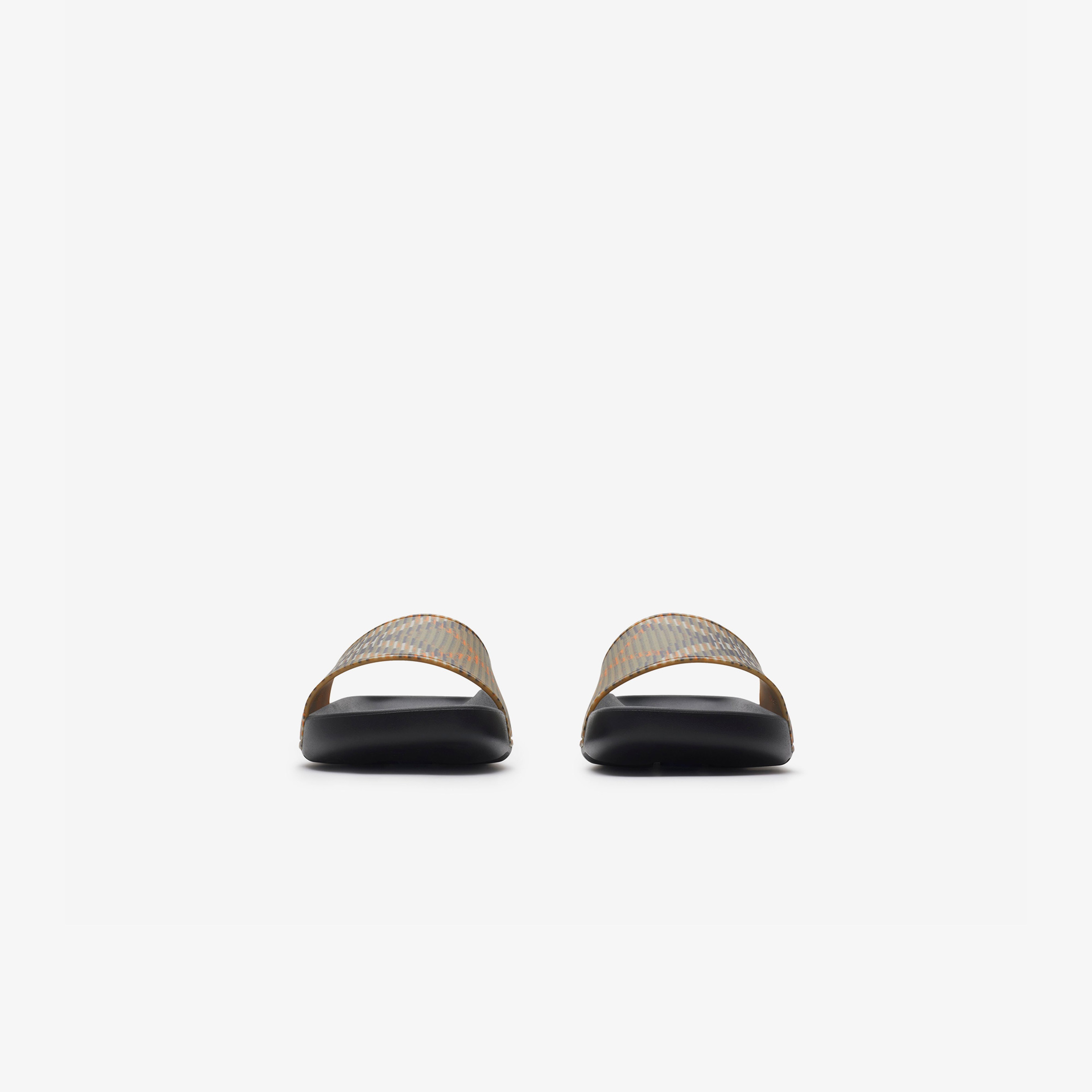 Burberry Dive Slides Erkek Bej Terlik