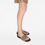 Burberry Dive Slides Kadın Bej Terlik