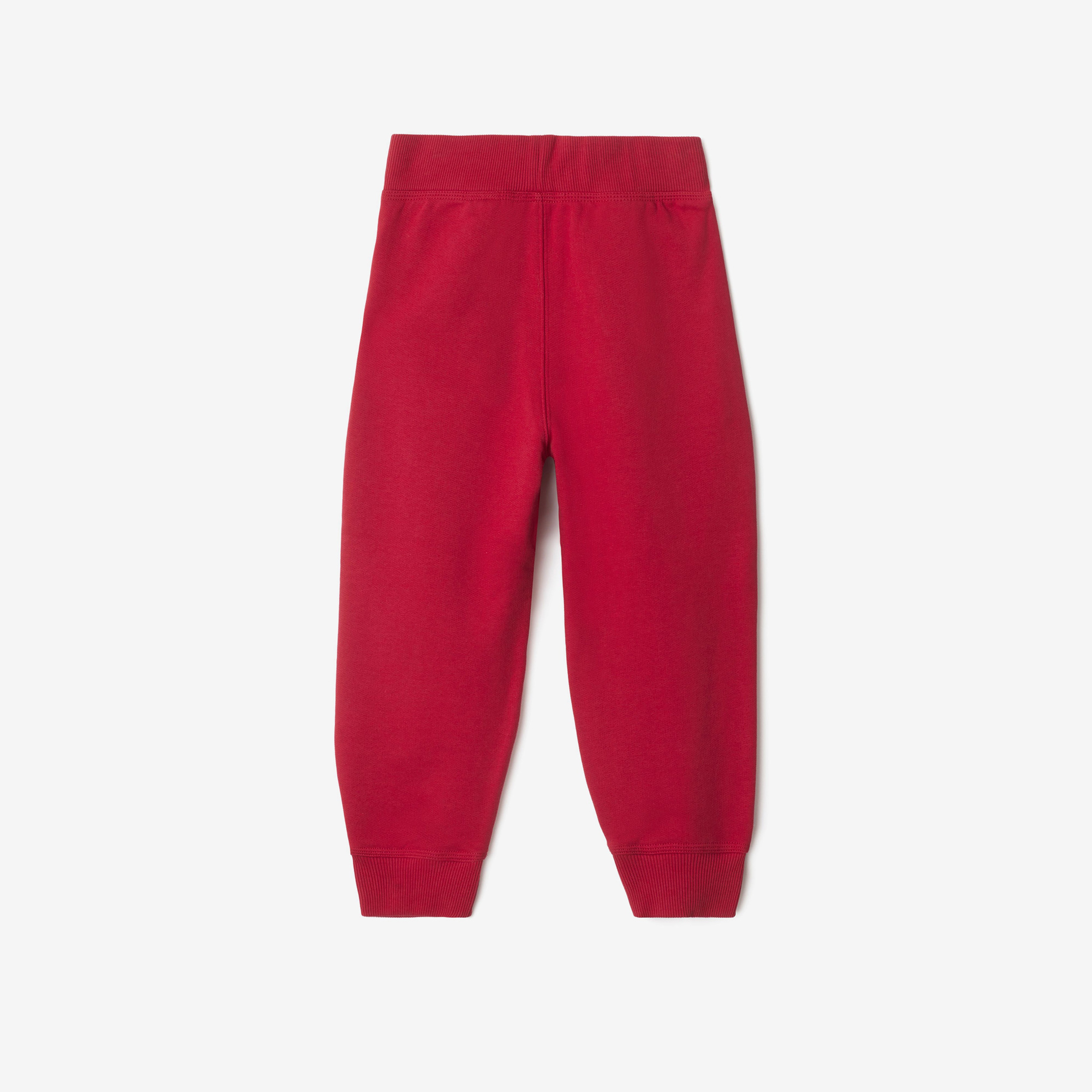 Burberry Jackson Snake Cotton Jogging Çocuk Kırmızı Eşofman Altı