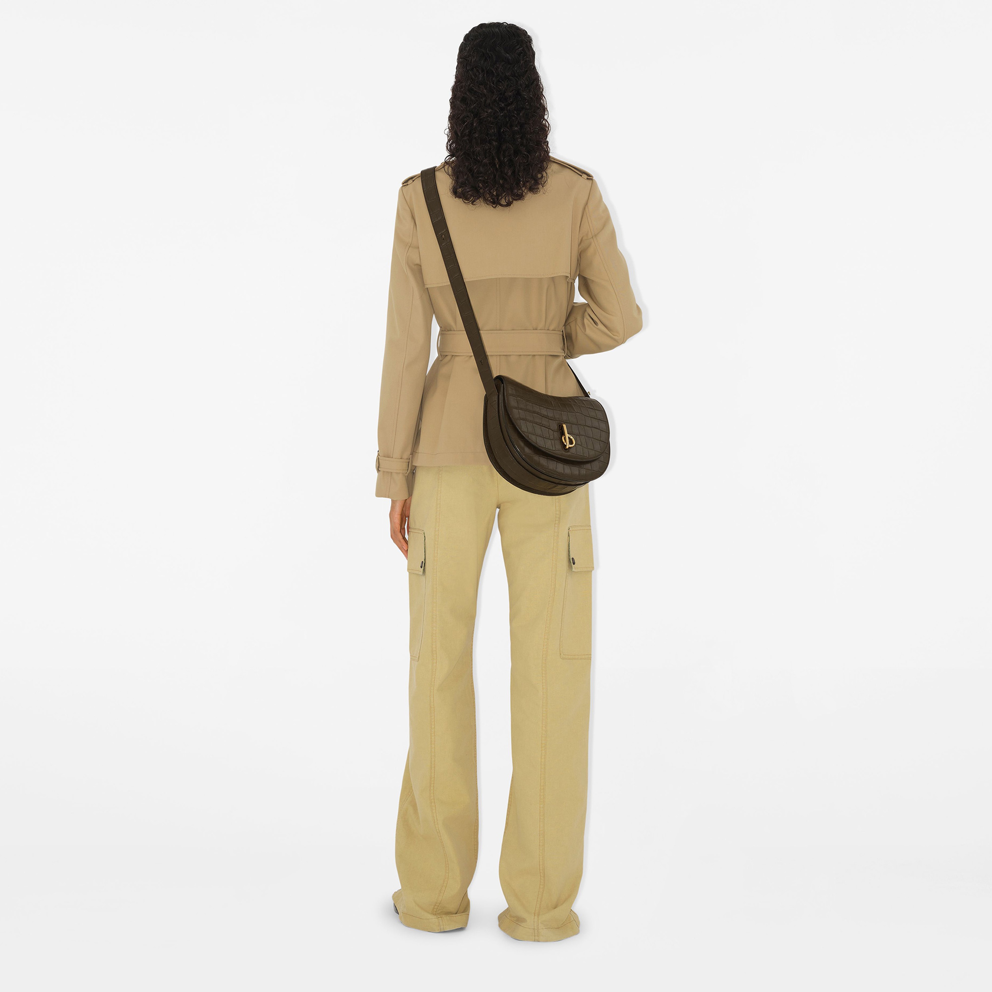 Burberry Medium Rocking Horse Kadın Haki Omuz Çantası