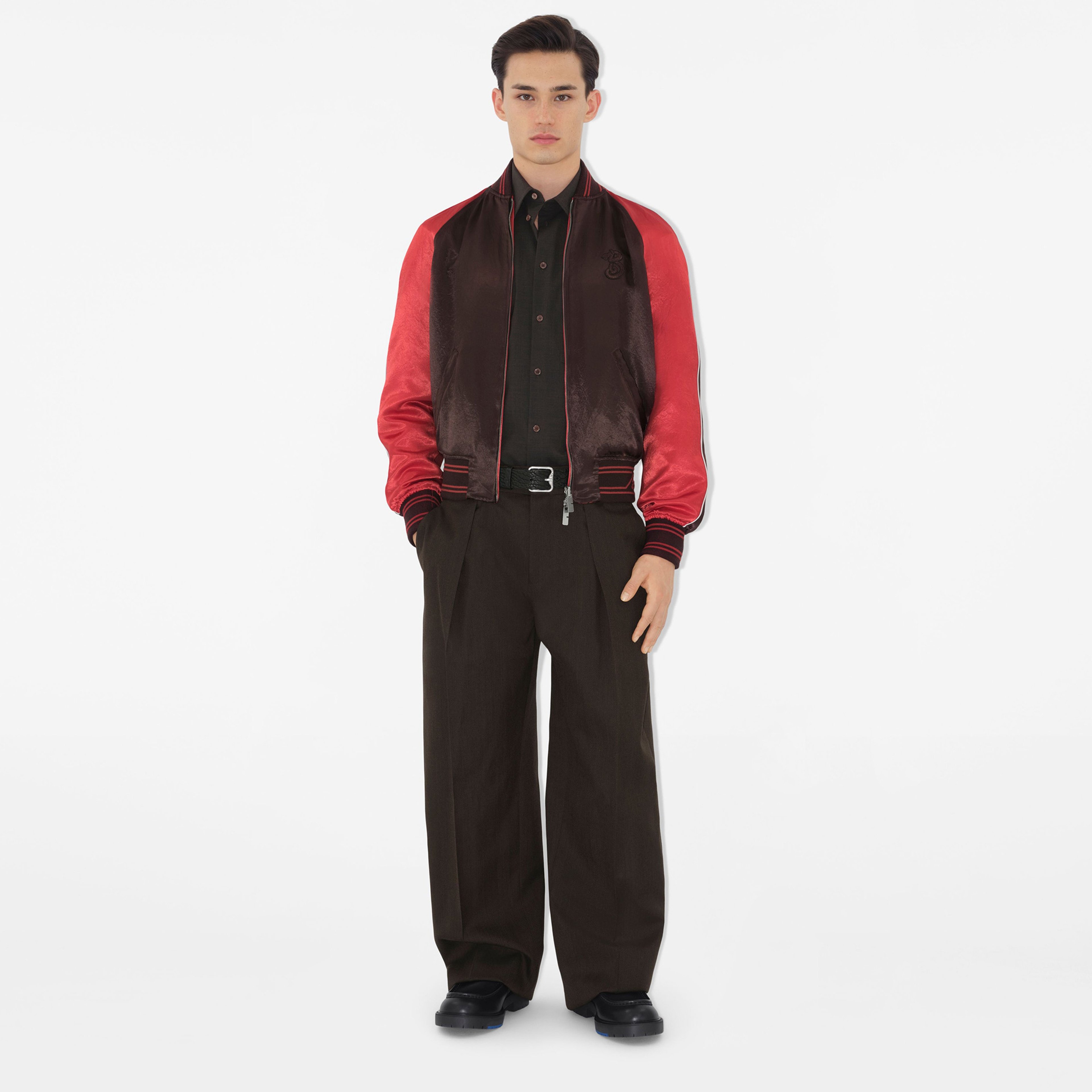 Burberry Lny25 Cie Snake Satinomber Erkek Siyah Mont