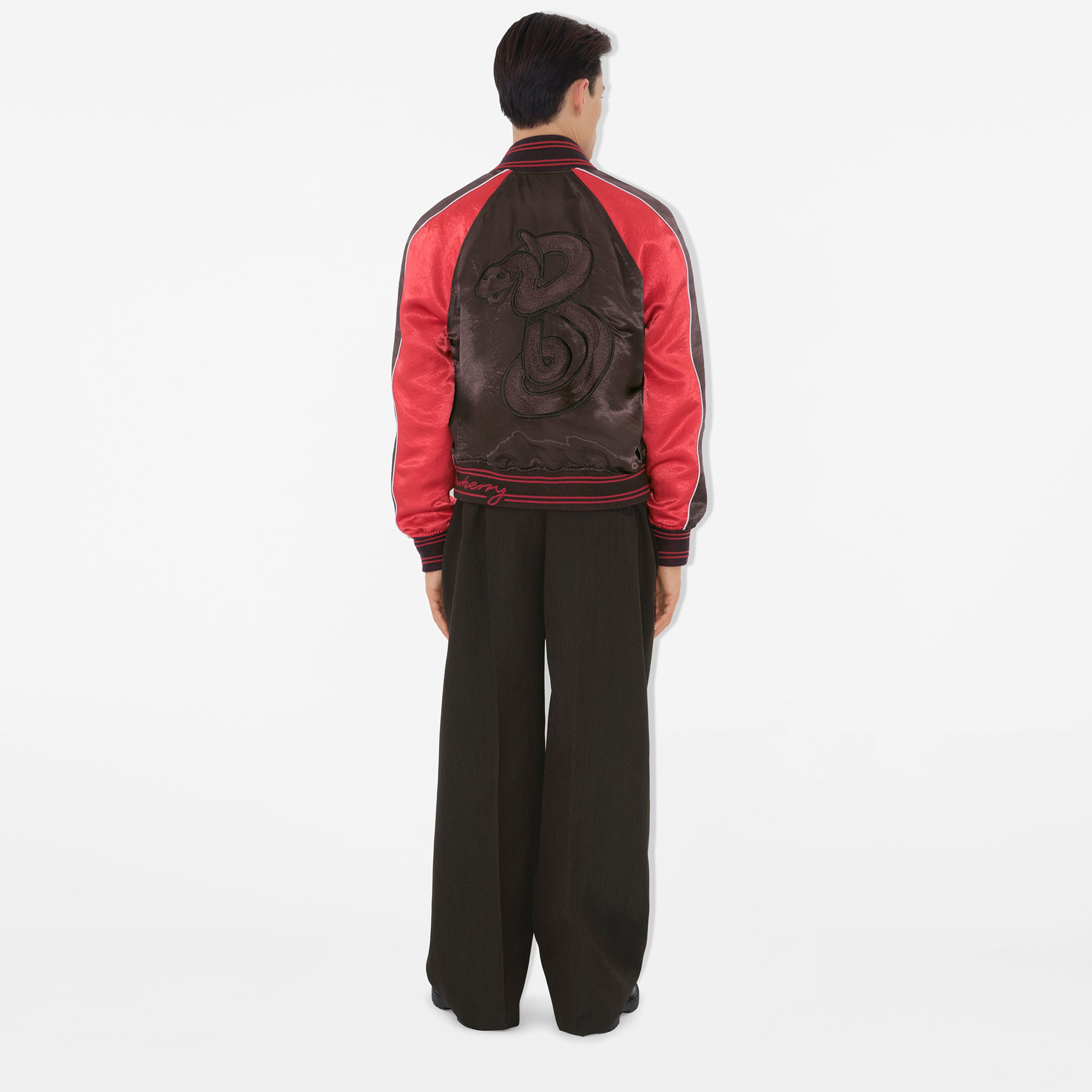 Burberry Lny25 Cie Snake Satinomber Erkek Siyah Mont