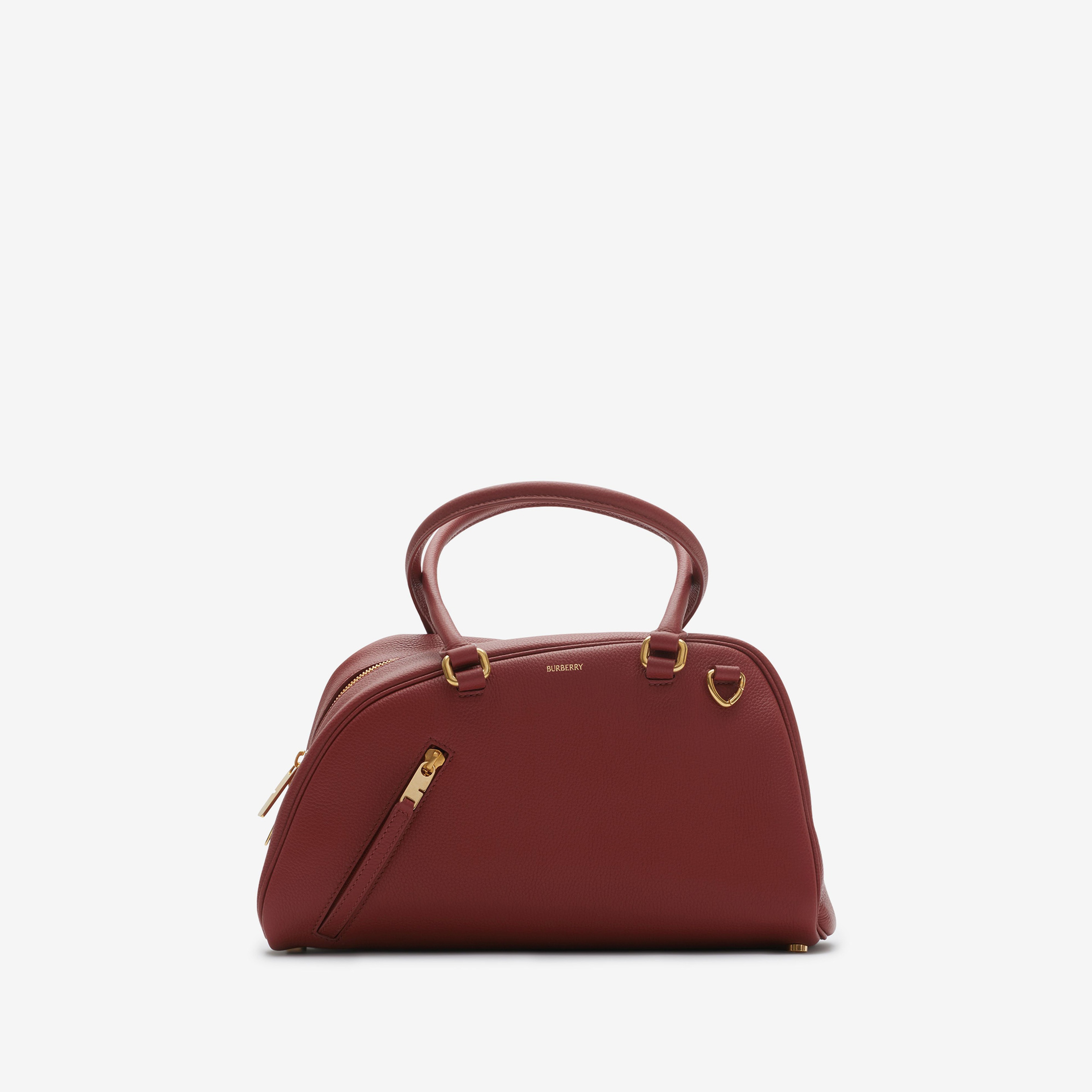 Burberry Small Shield Twin Bowling Kadın Kırmızı Omuz Çantası