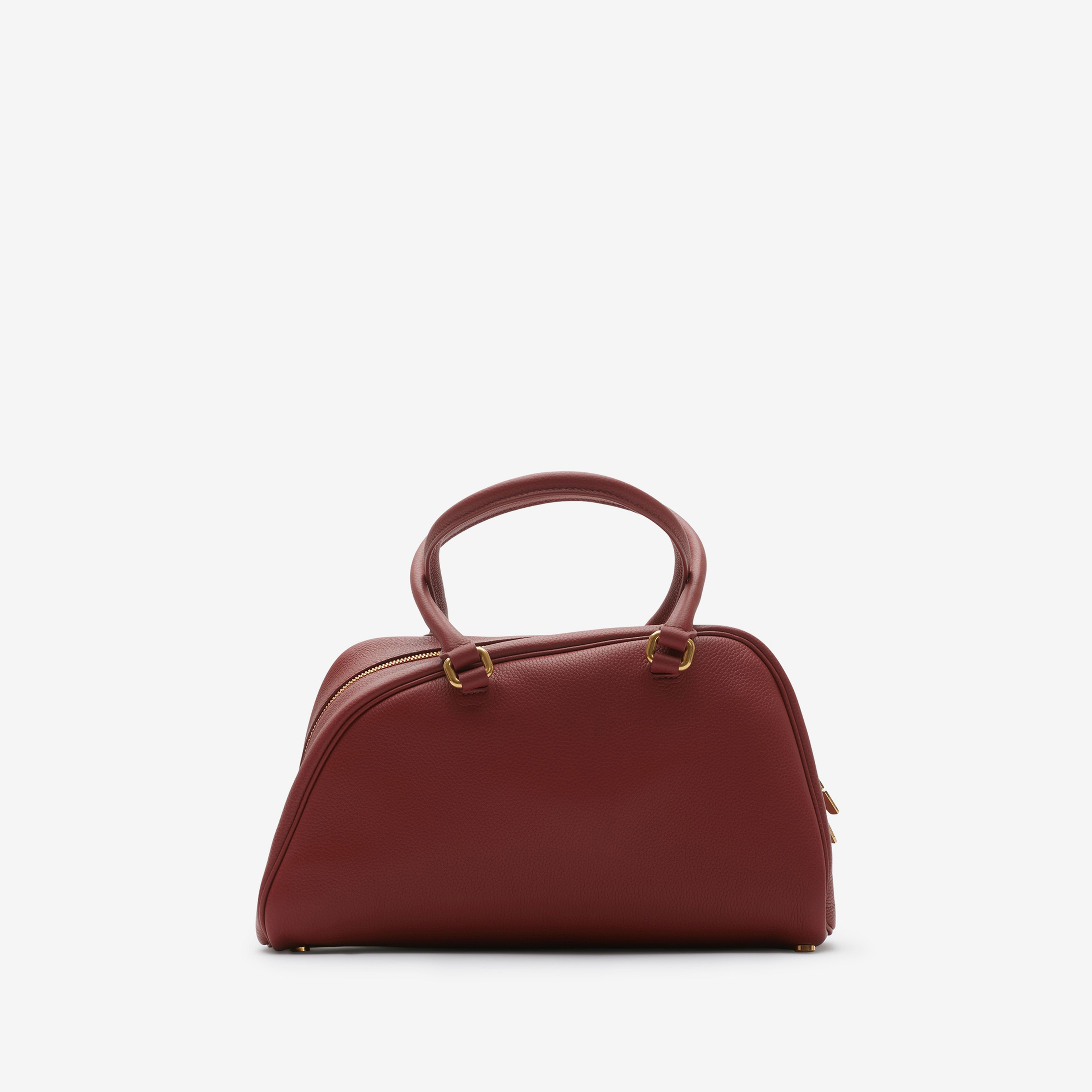 Burberry Small Shield Twin Bowling Kadın Kırmızı Omuz Çantası