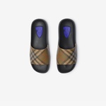 Burberry Dive Slides Erkek Bej Terlik