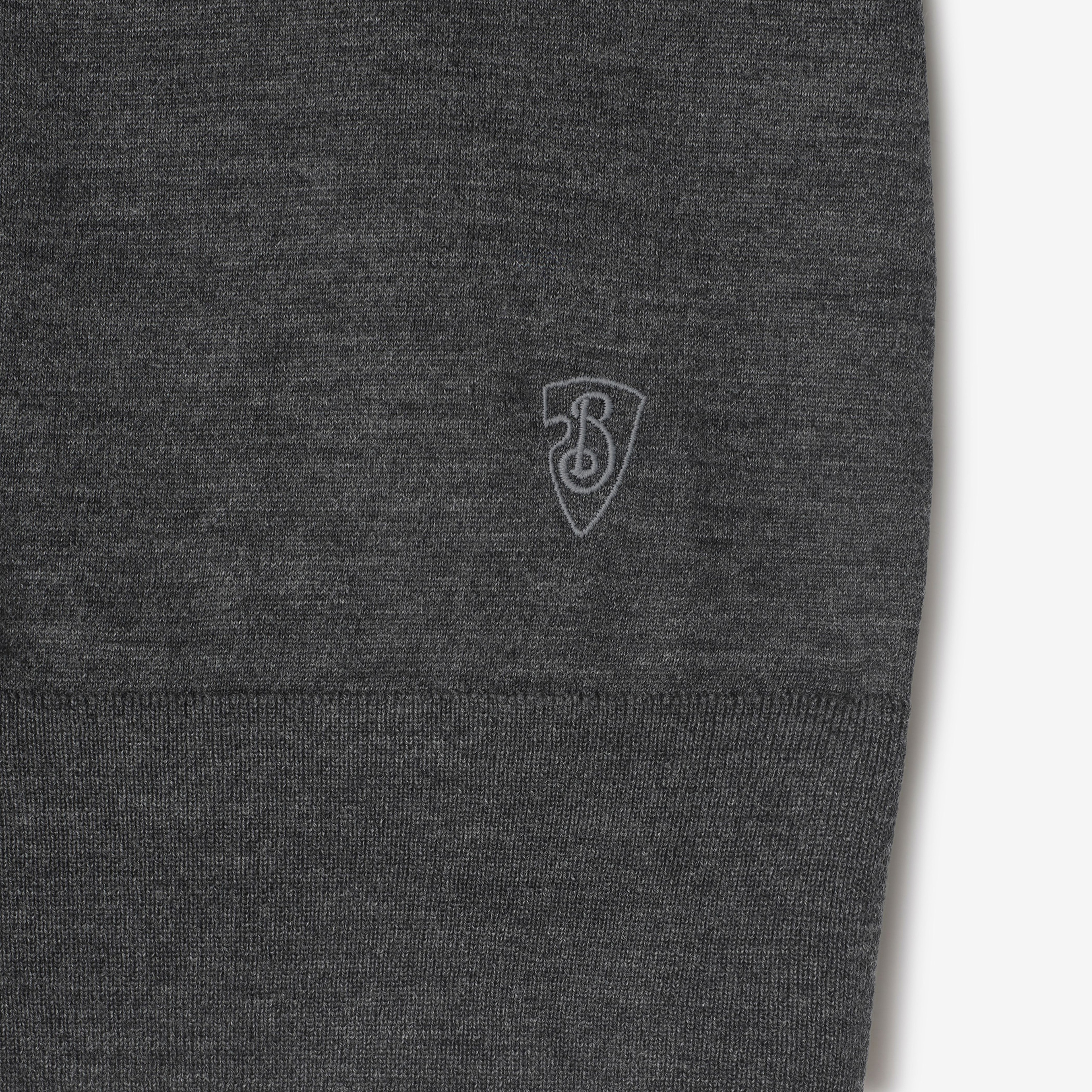 Burberry Pai Wool Kadın Gri Polo