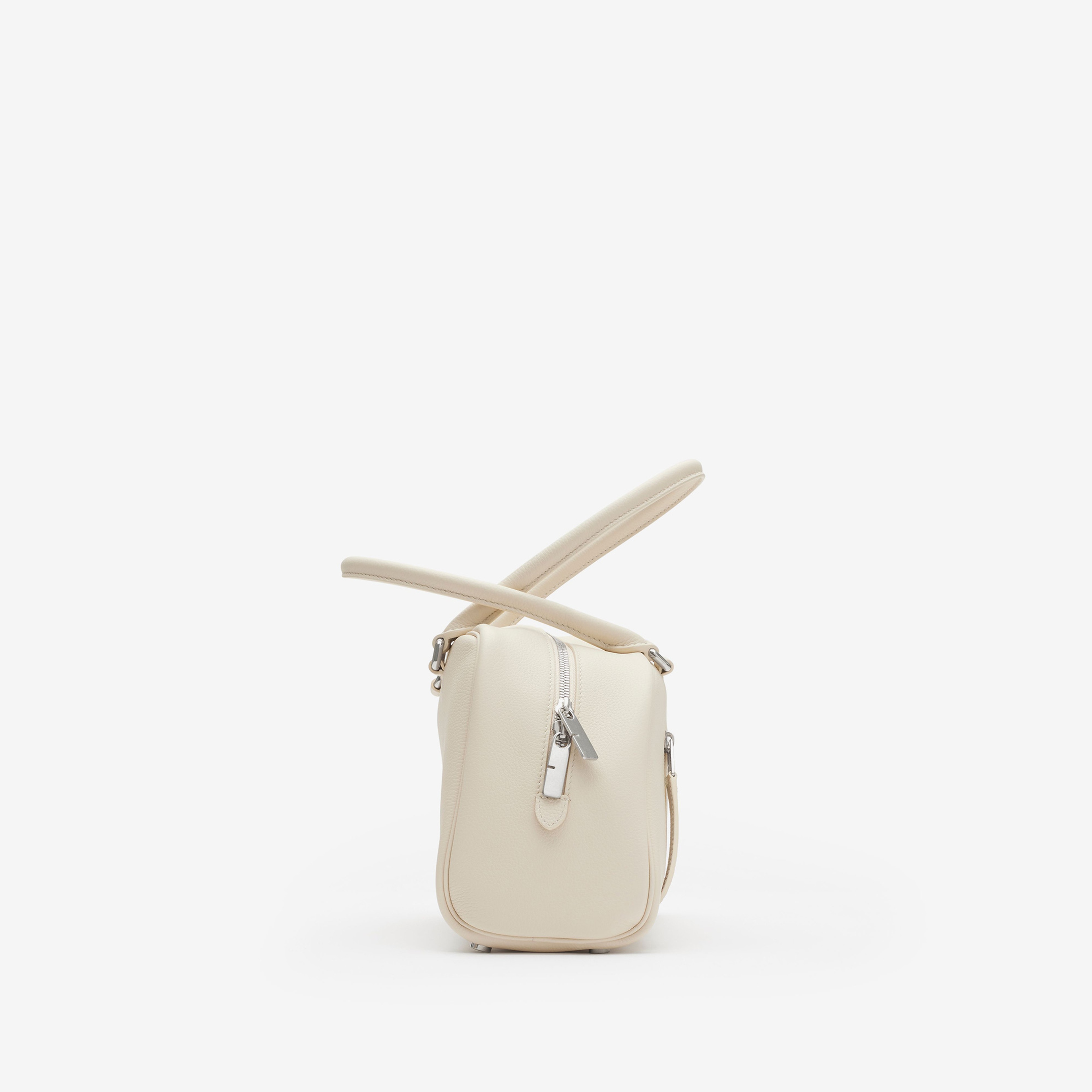 Burberry Small Shield Twin Bowling Kadın Krem Omuz Çantası