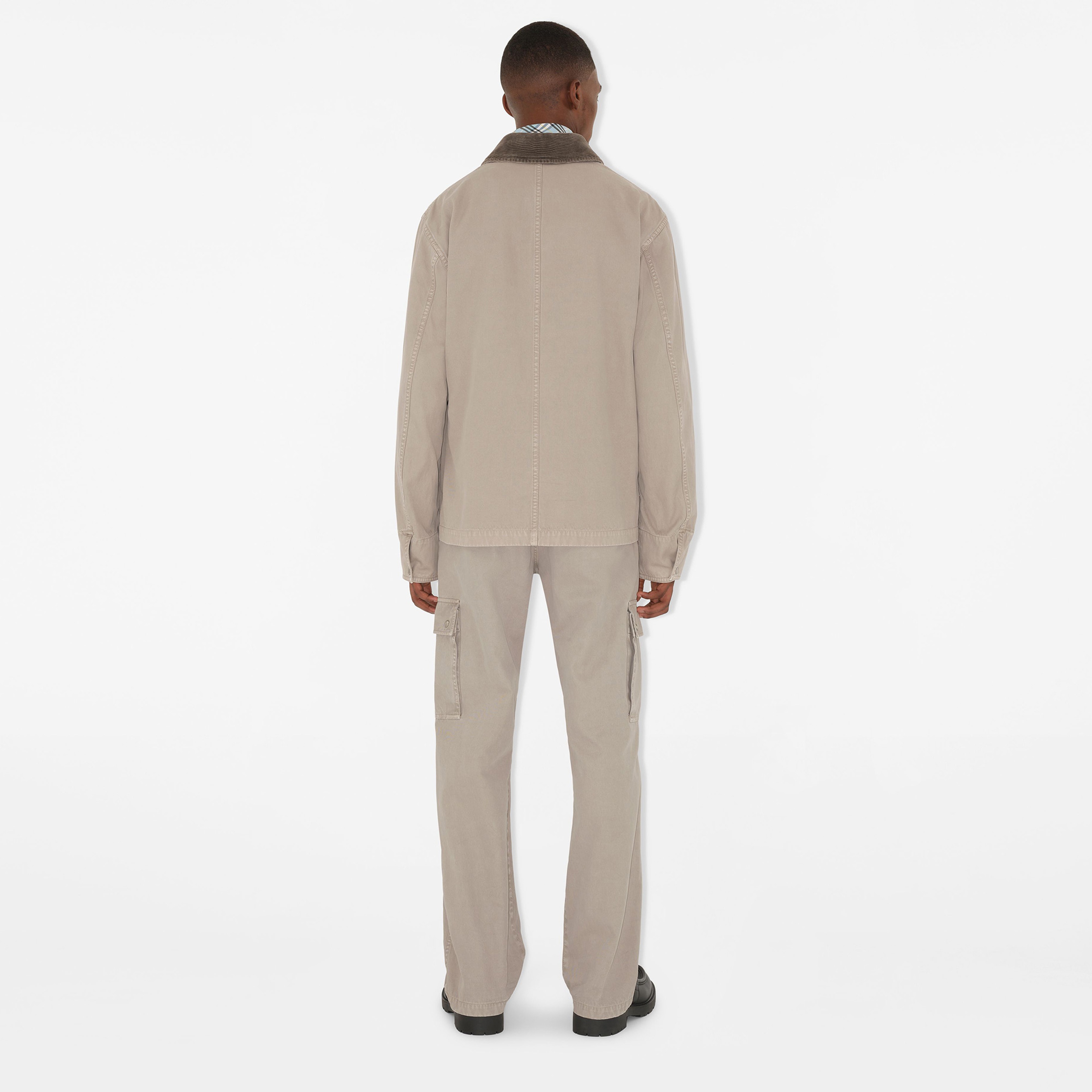 Burberry Casual Cotton Cargo Erkek Krem Pantolon