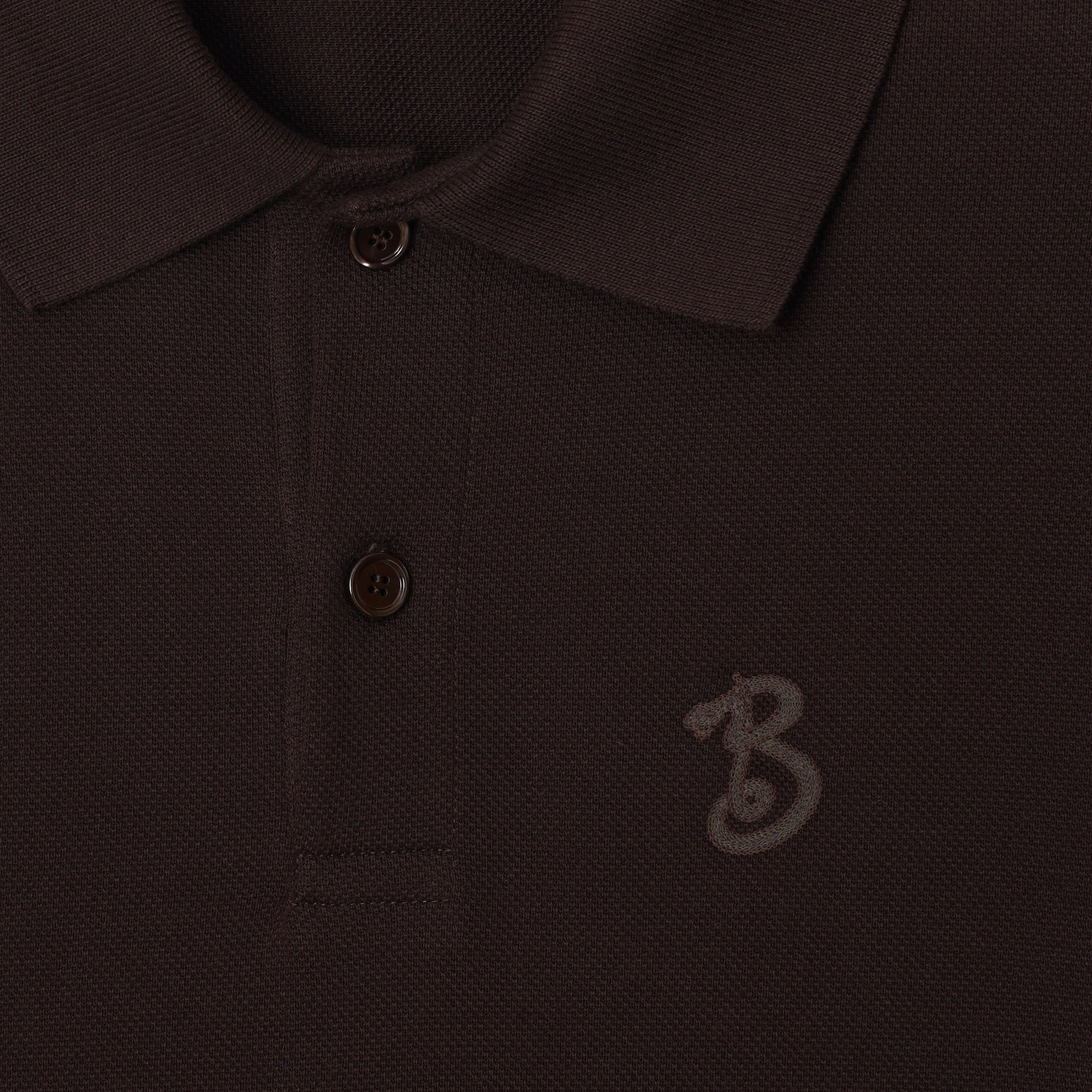 Burberry Lny25 Ots Snake Cotton Erkek Siyah Polo