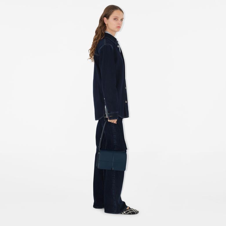 Burberry Pro Regular Fit Denim Kadın Mavi Gömlek