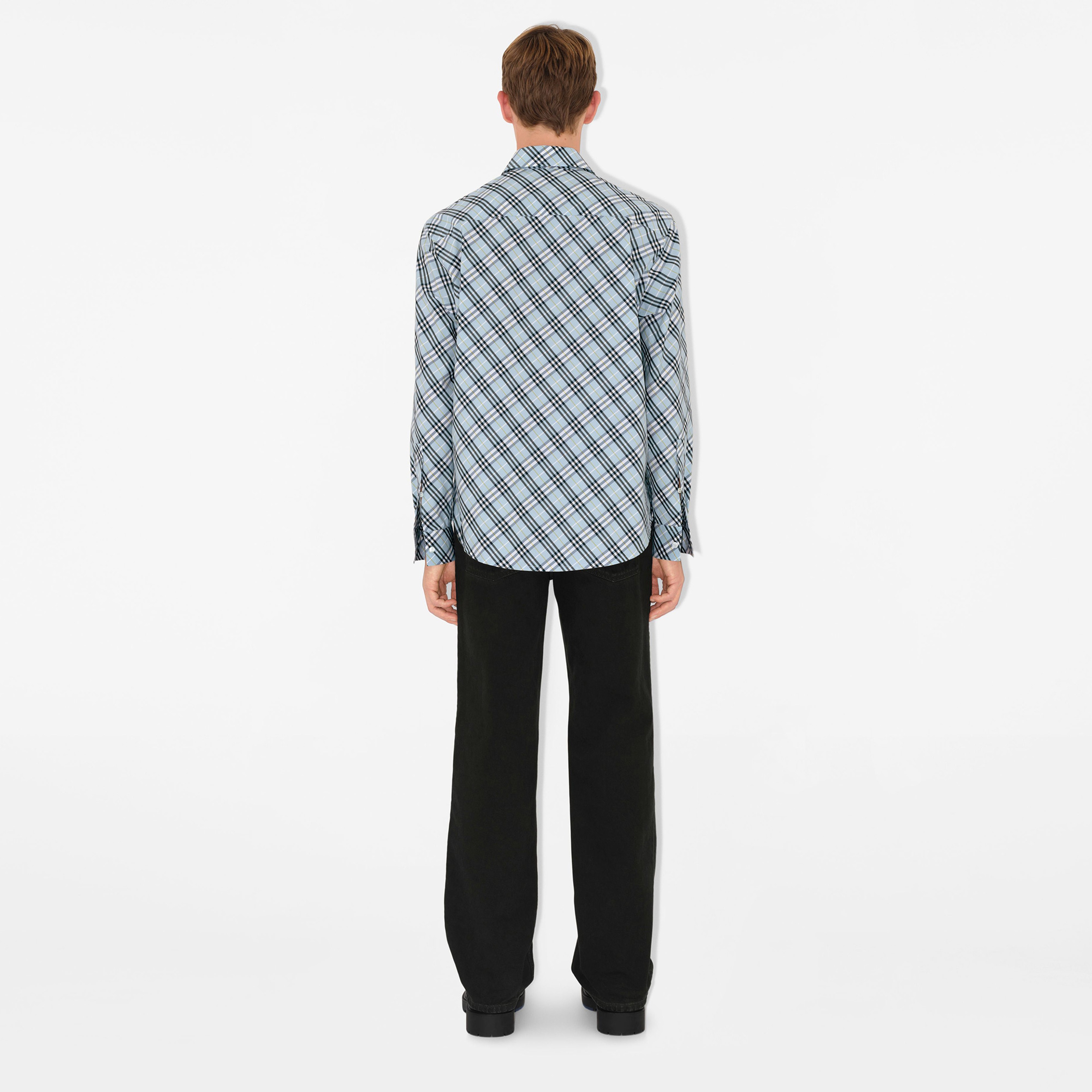 Burberry Sip Relaxed Fit Cotton Erkek Krem Gömlek