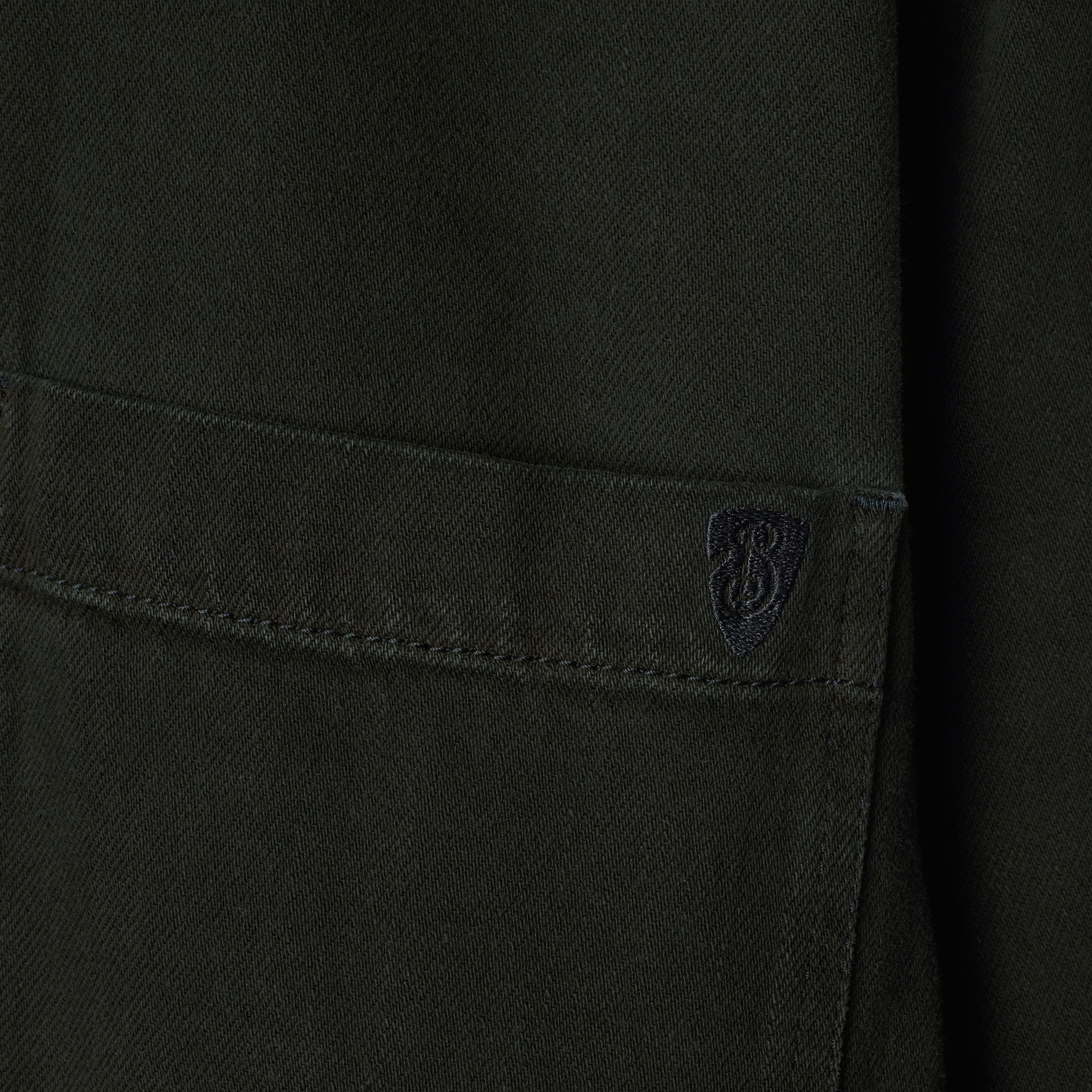 Burberry Pro Relaxed Fit Denim Erkek Siyah Gömlek