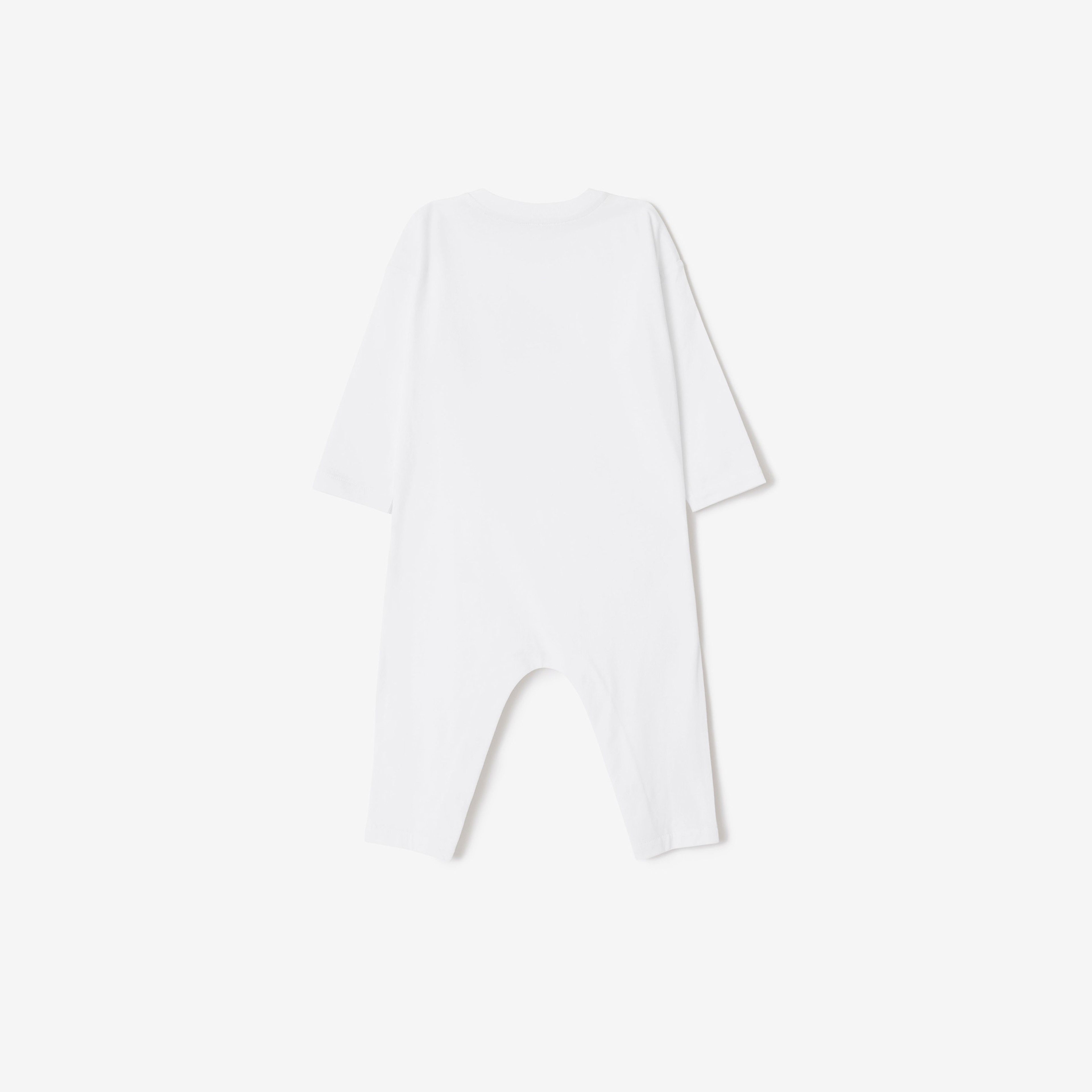 Burberry Casey Thomas Bear Cotton Two-Piece Çocuk Beyaz Hediye Seti