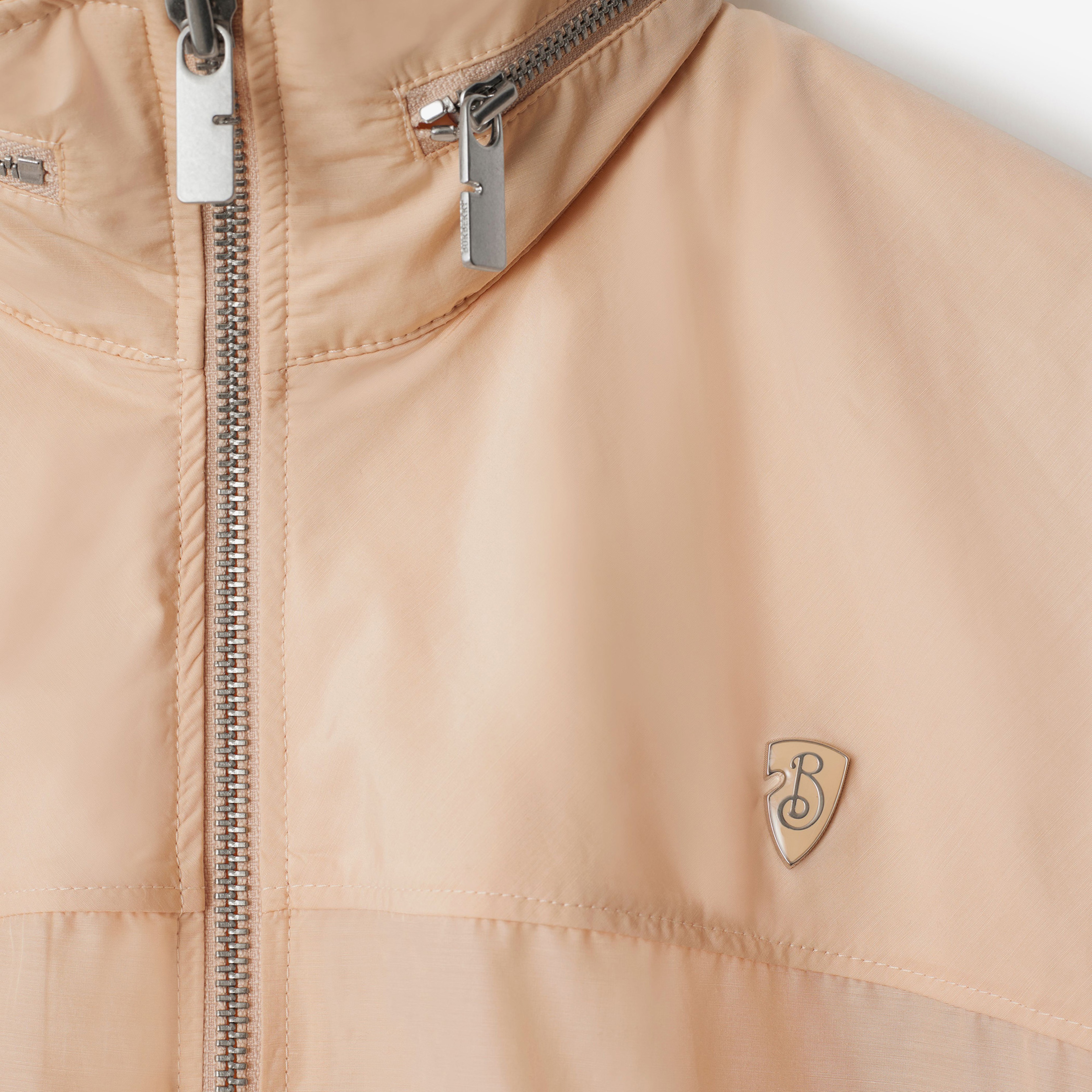 Burberry Giu Nylon Cotton Kadın Krem Mont