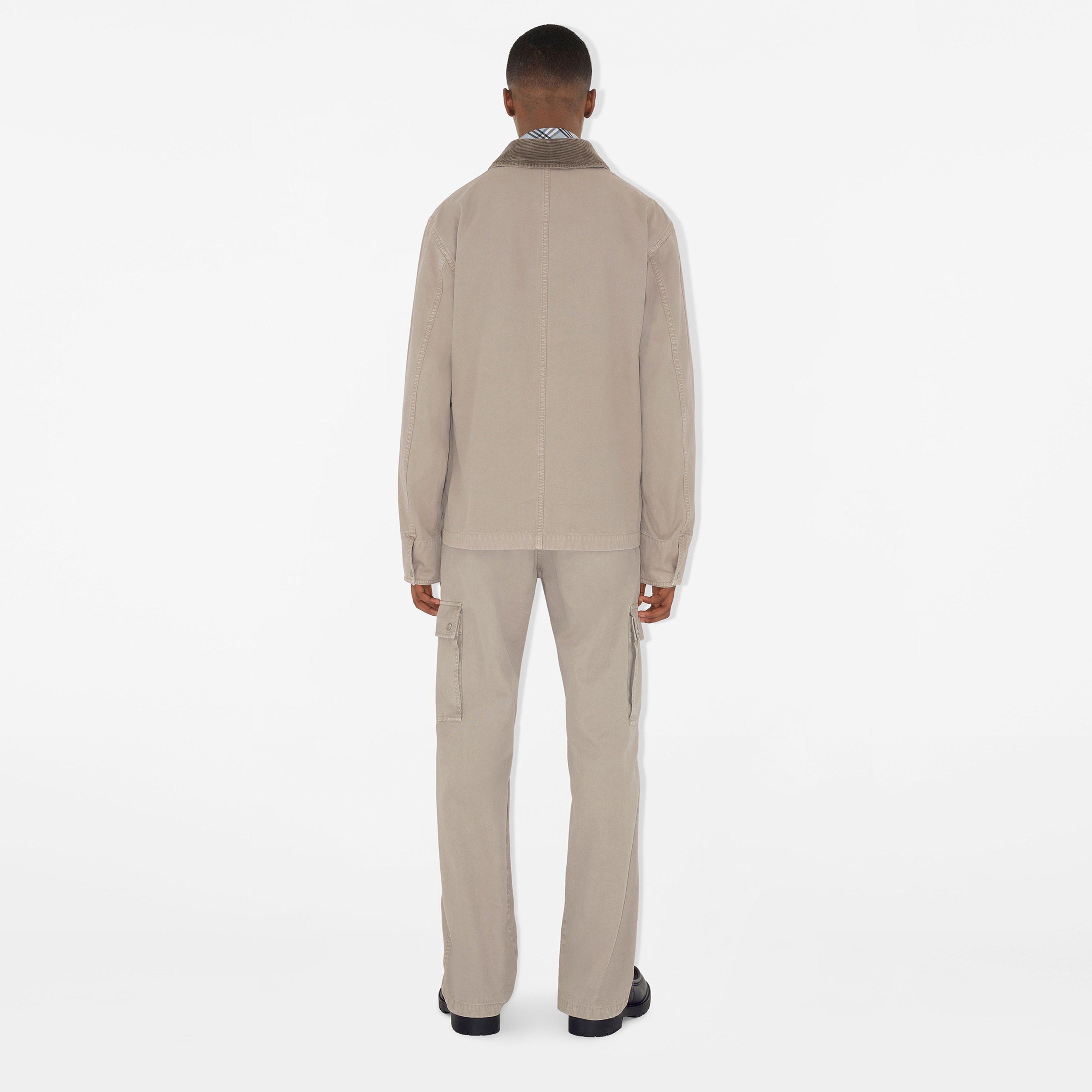 Burberry Casual Cotton Field Erkek Krem Mont