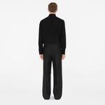 Burberry Slim Fit Cotton Silk Tuxedo Erkek Siyah Gömlek