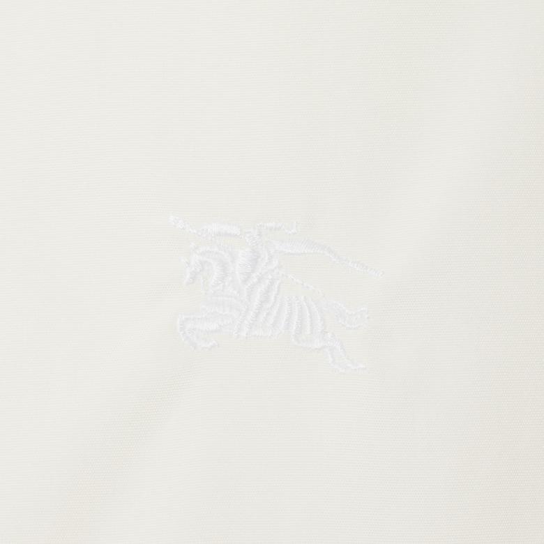 Burberry Regular Fit Cotton Formal Kadın Beyaz Gömlek